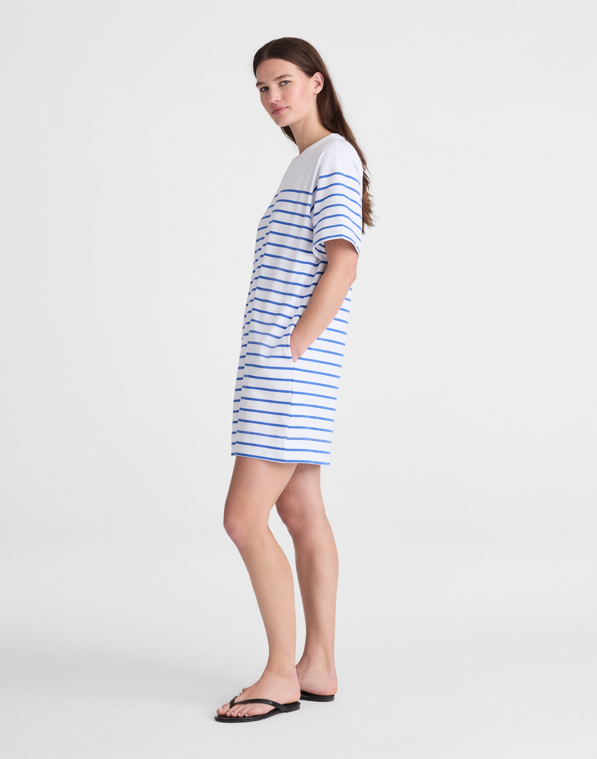 Crewneck Mini T-Shirt Dress