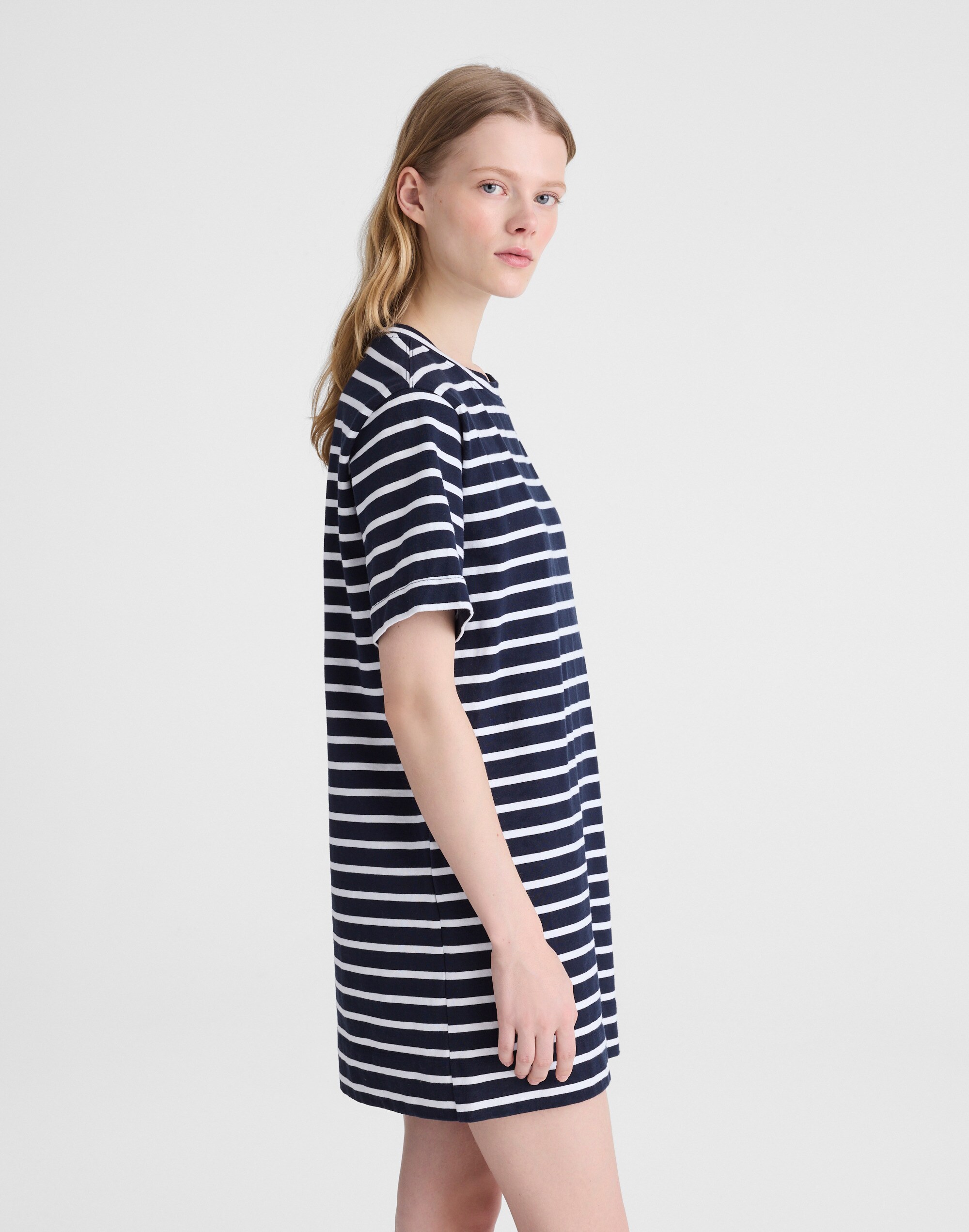 Crewneck Mini T-Shirt Dress