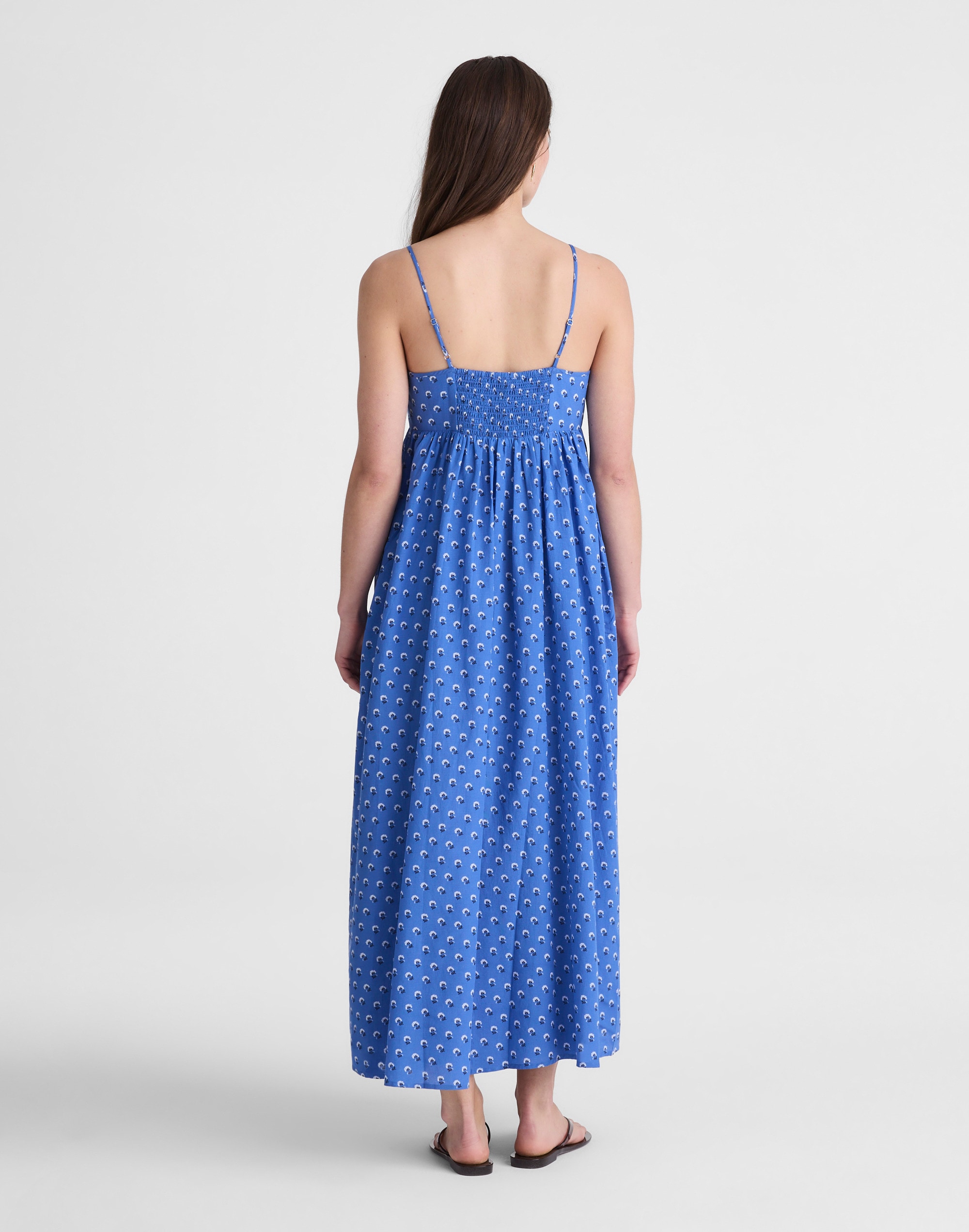 Empire-Waist Midi Dress