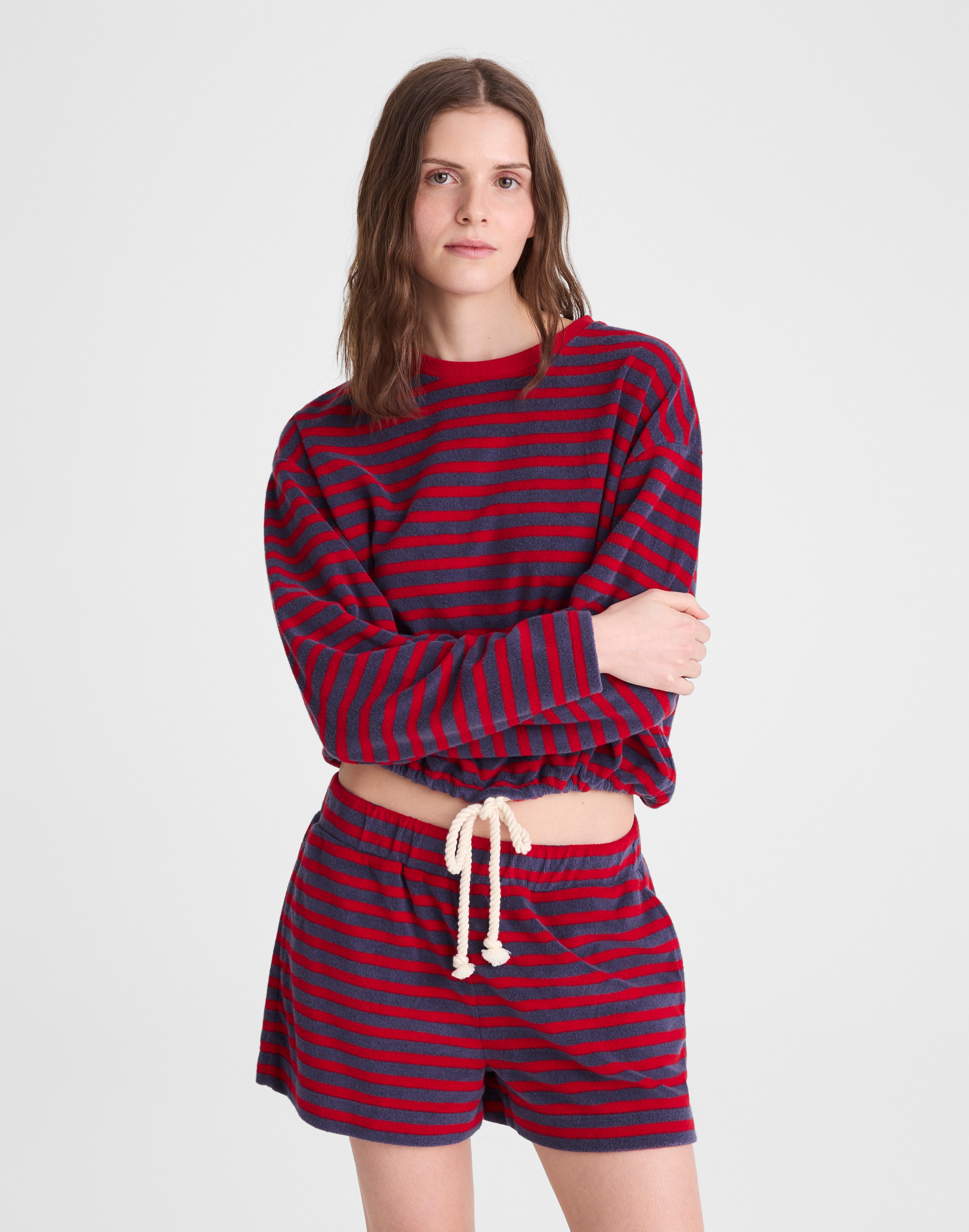 Pull-On Shorts in Terry