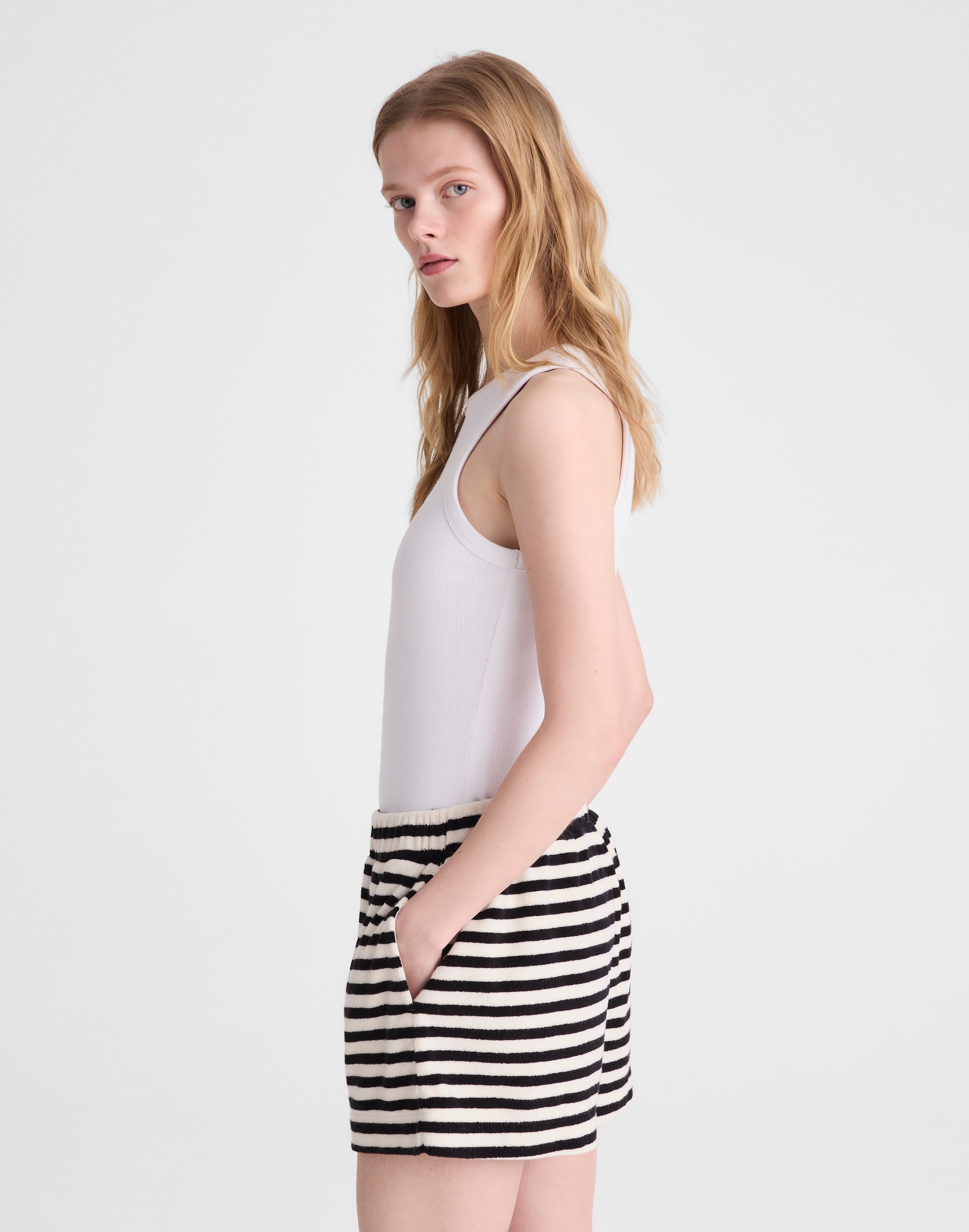 Pull-On Shorts in Terry