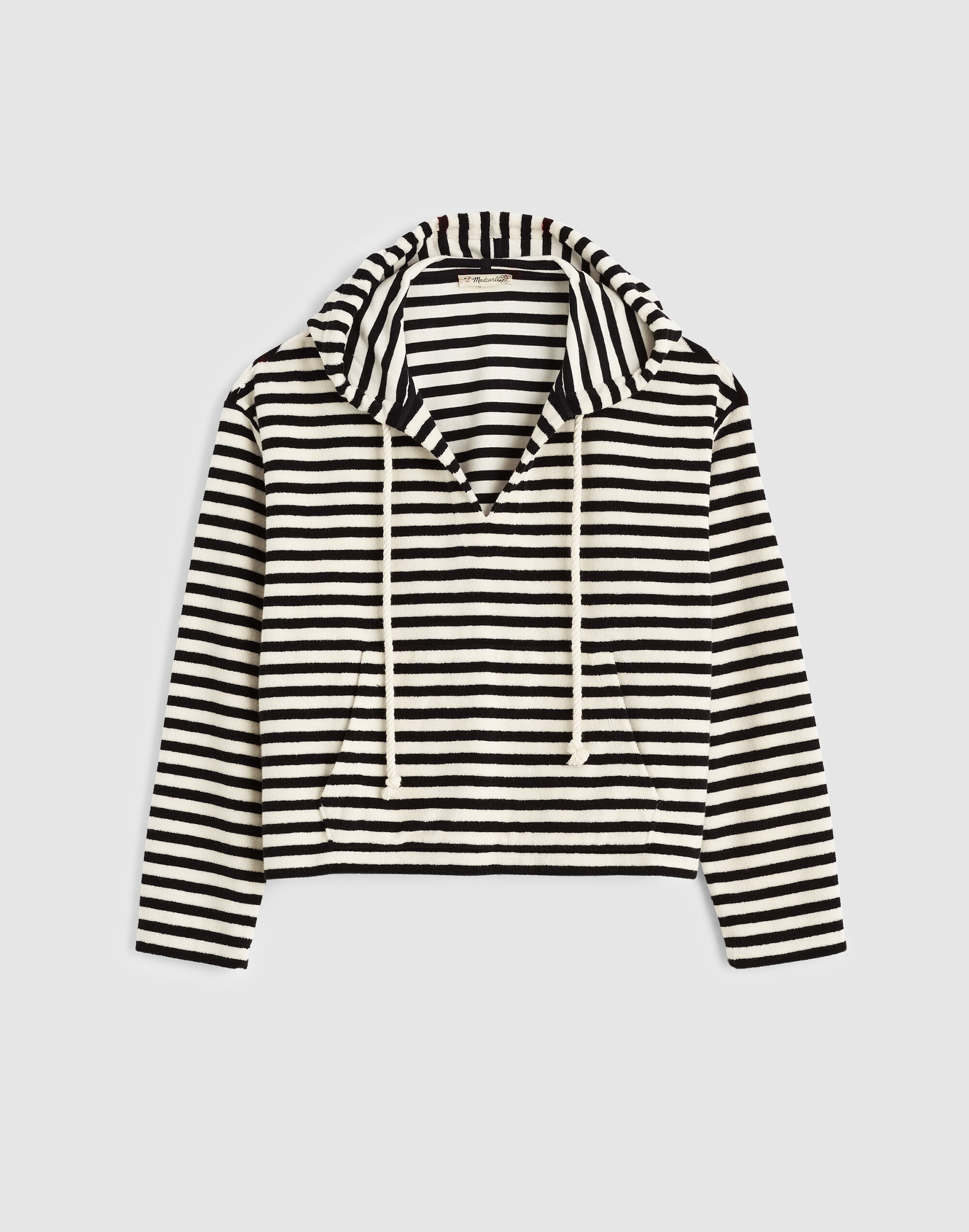 Drawstring Hoodie in Terry