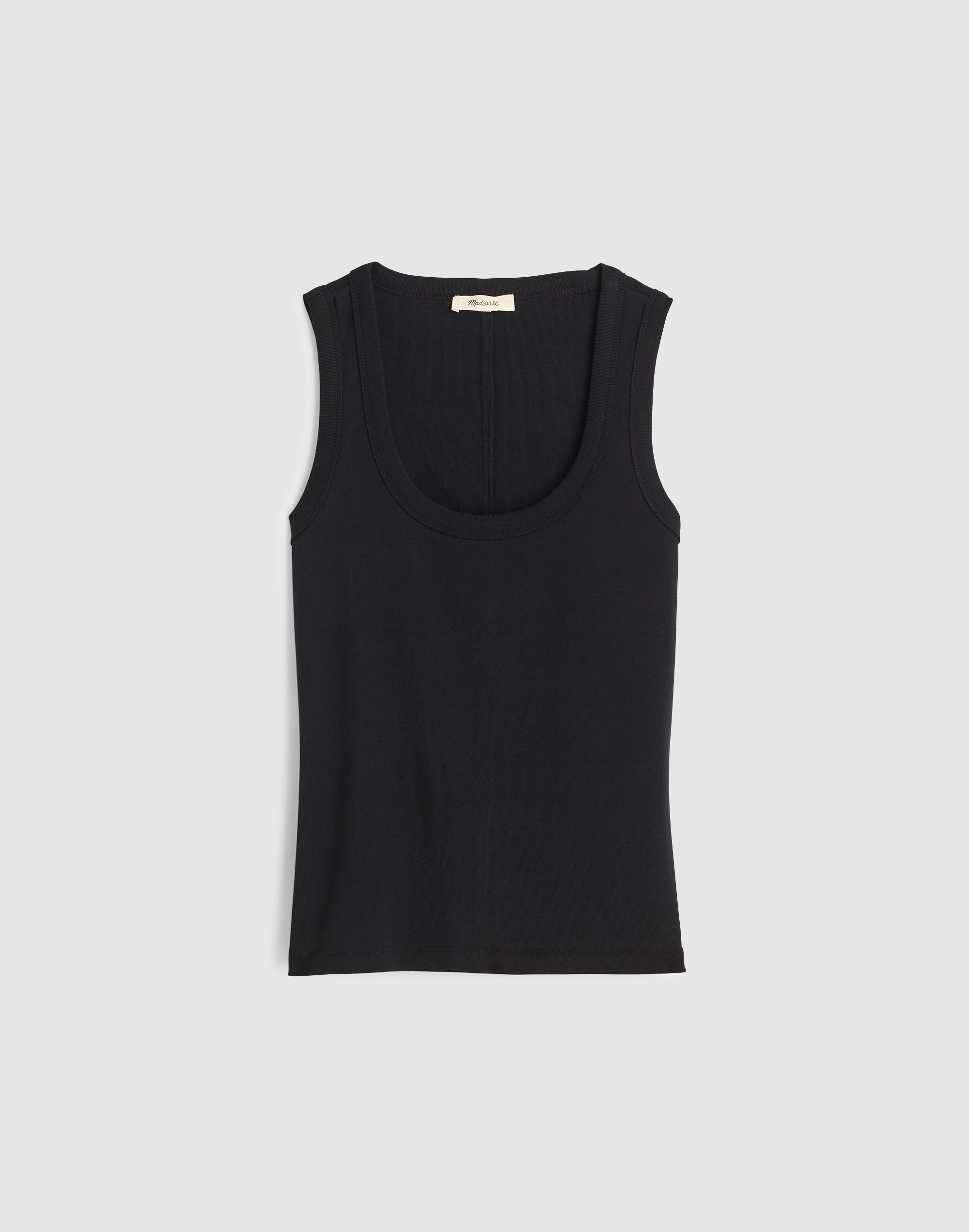 The '90s Scoopneck Tank in Compact Cotton