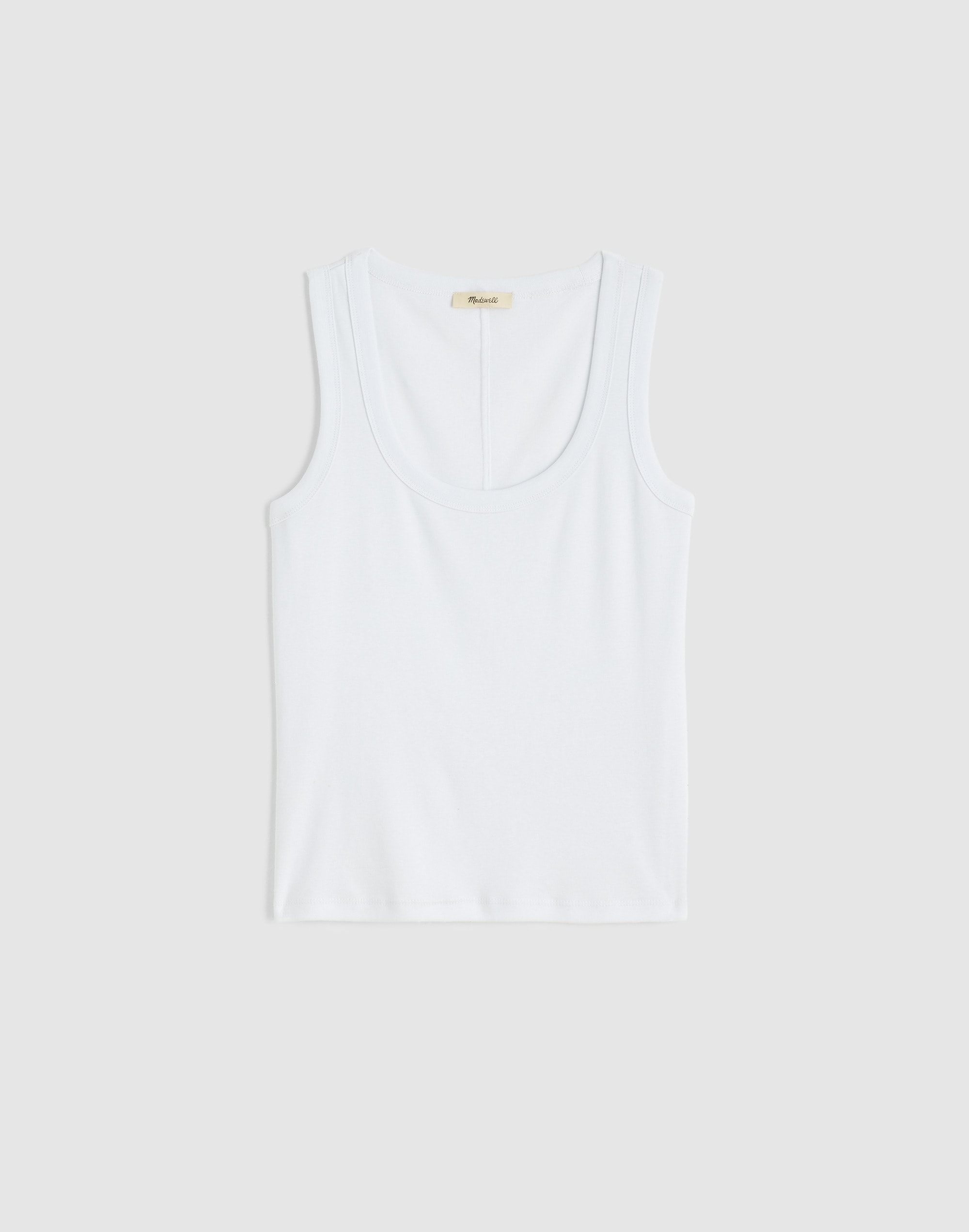 The '90s Scoopneck Tank in Compact Cotton