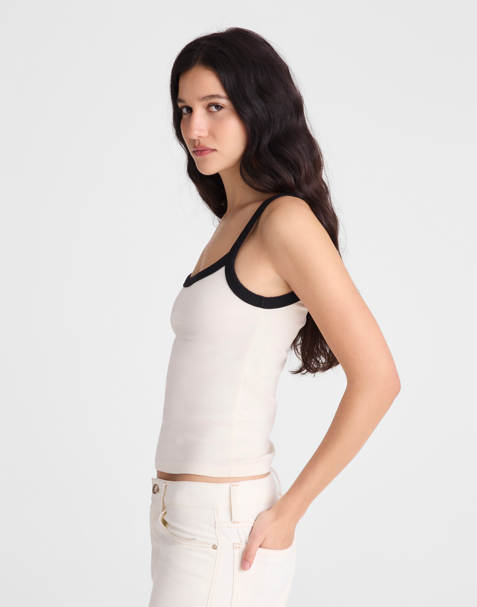 The '90s Cami in Compact Cotton