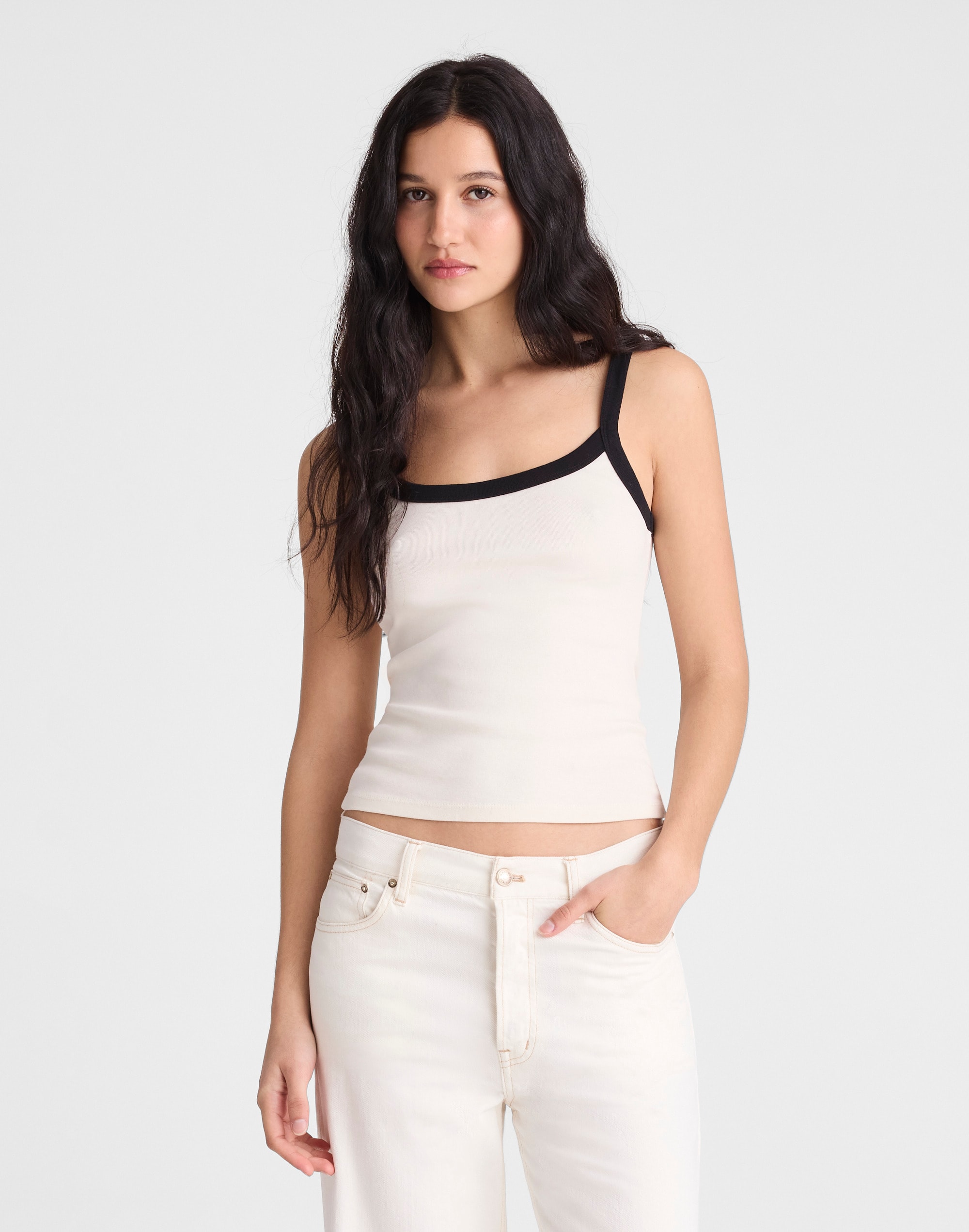 The '90s Cami in Compact Cotton