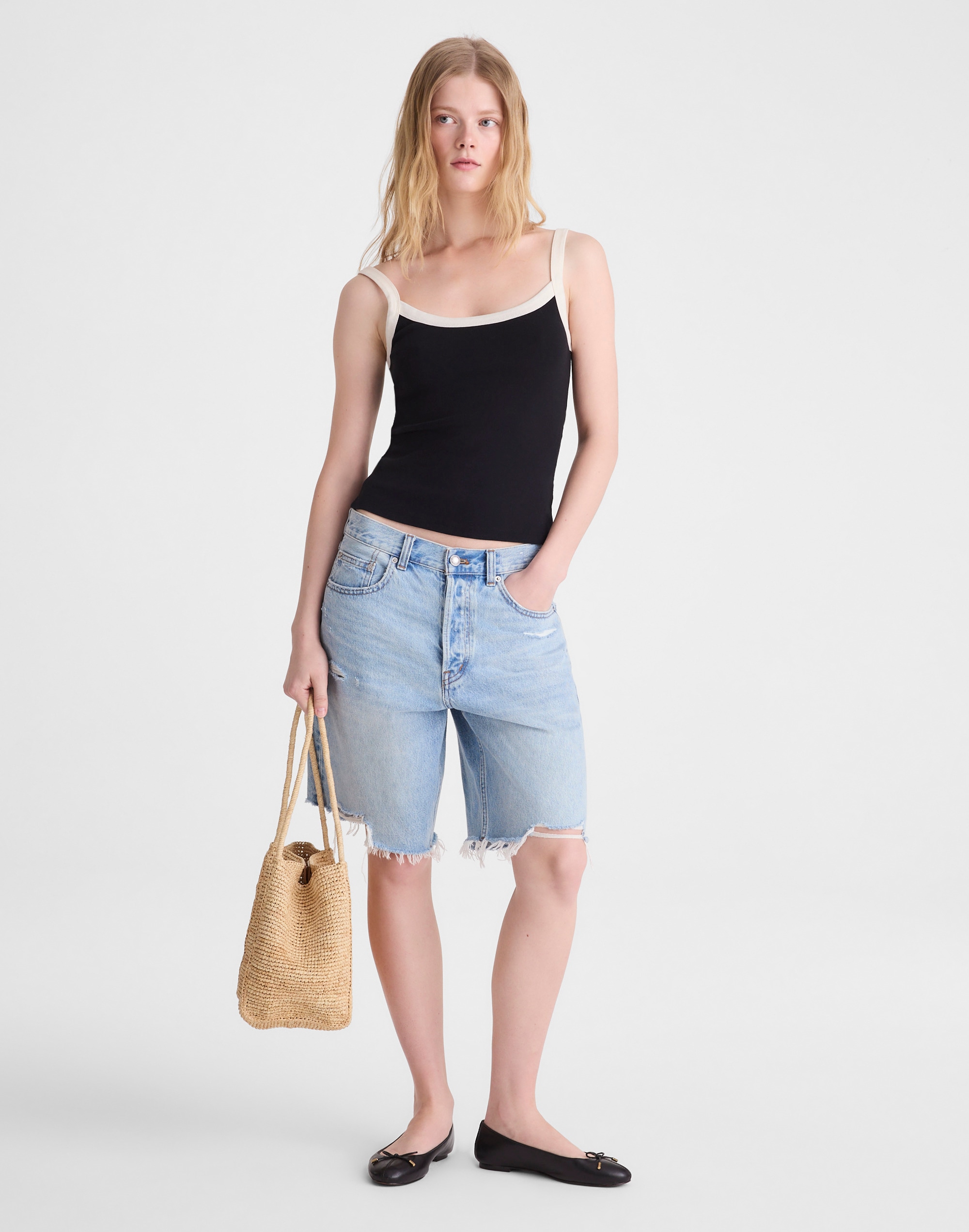 The '90s Cami in Compact Cotton