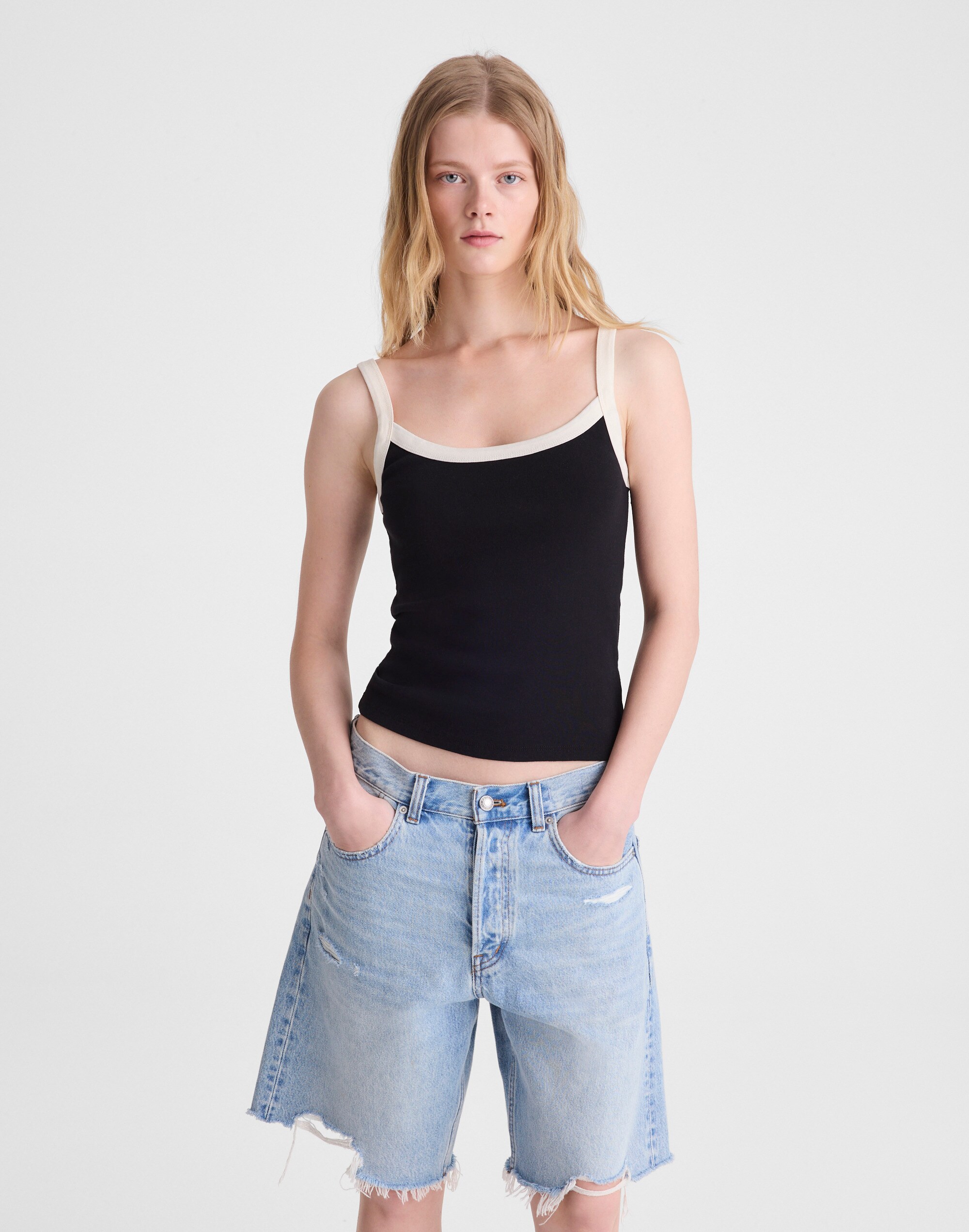 The '90s Cami in Compact Cotton