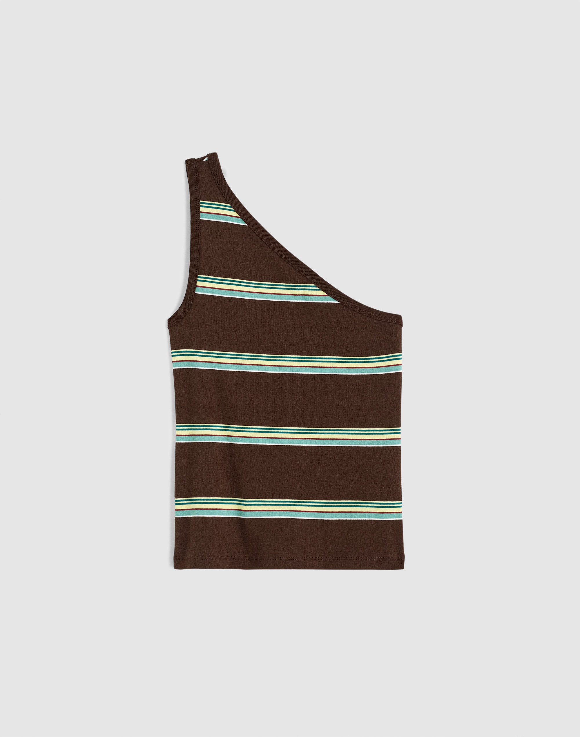 Madewell x Shopbop '90s One-Shoulder Tank in Compact Cotton