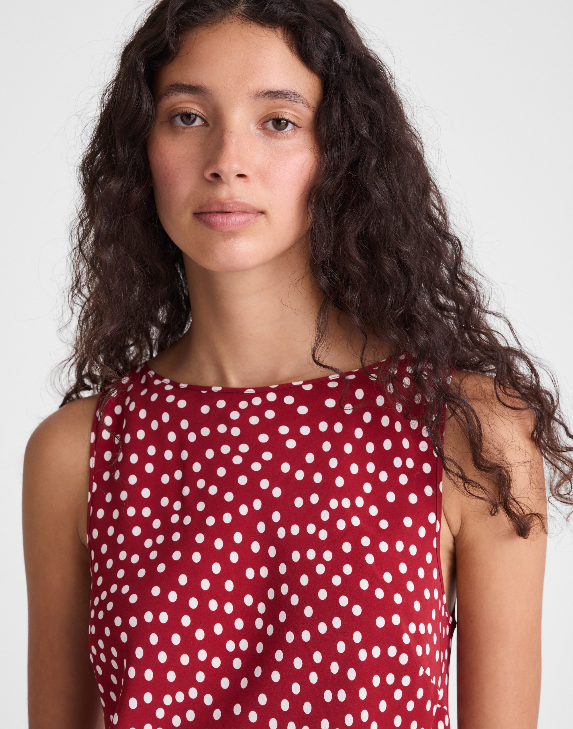 Boatneck Sleeveless Mini Dress
