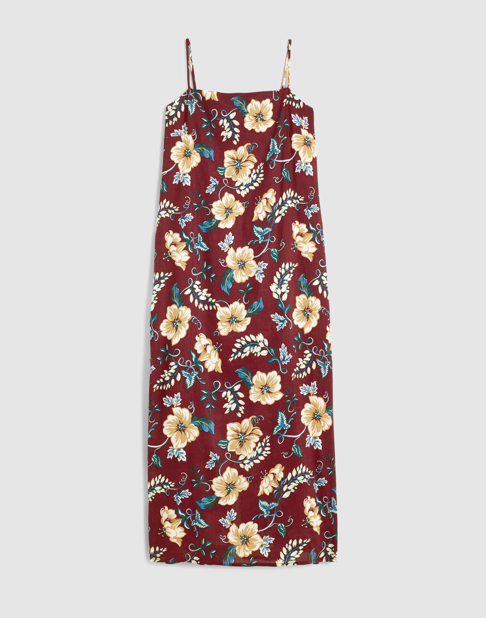 Squareneck Sleeveless Maxi Dress