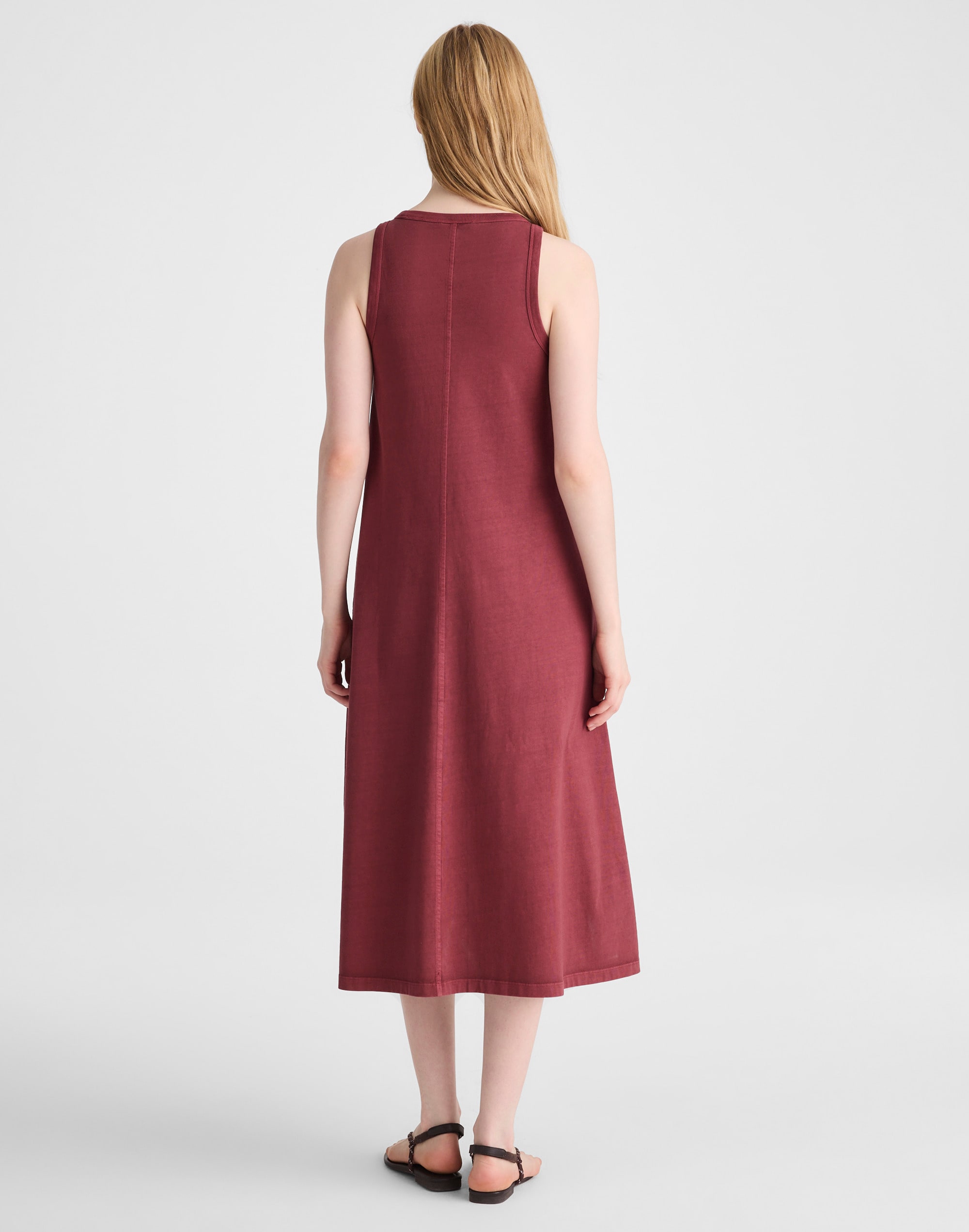 Seamed Tank Maxi Dress in Allday Jersey