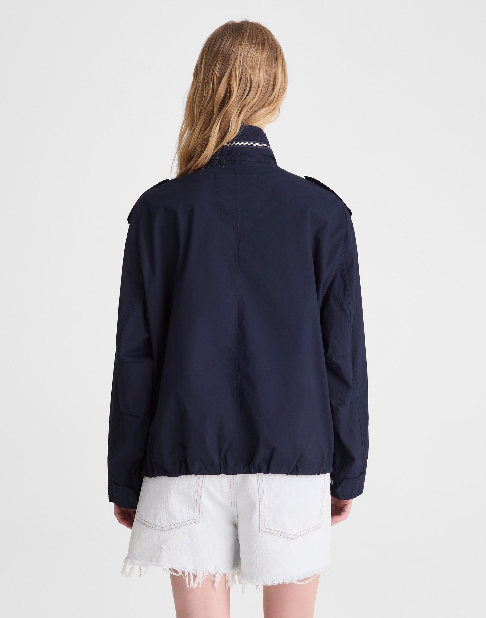 Field Jacket in Washed Poplin