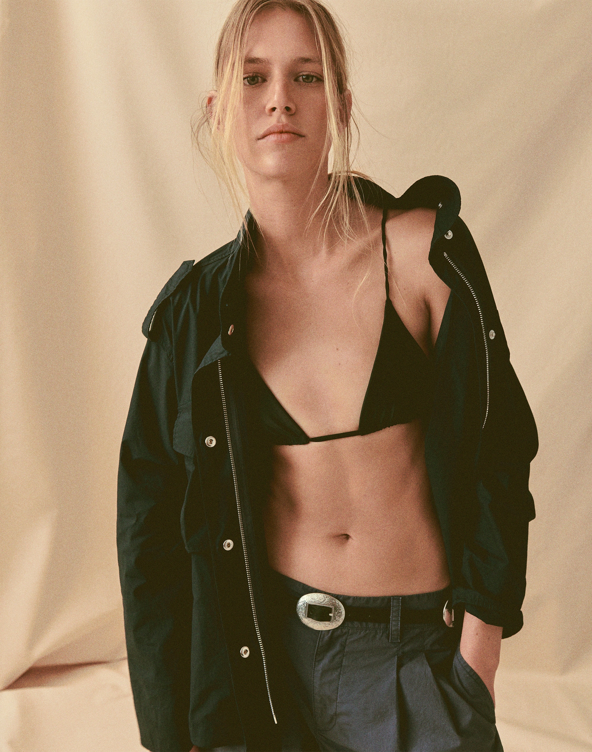 Field Jacket in Washed Poplin Alternate Image 7