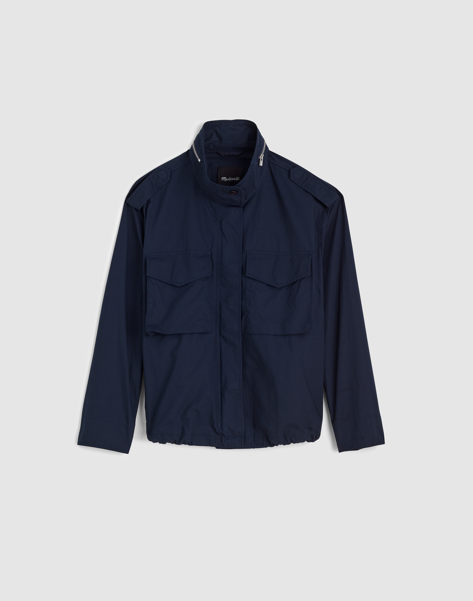 Field Jacket in Washed Poplin