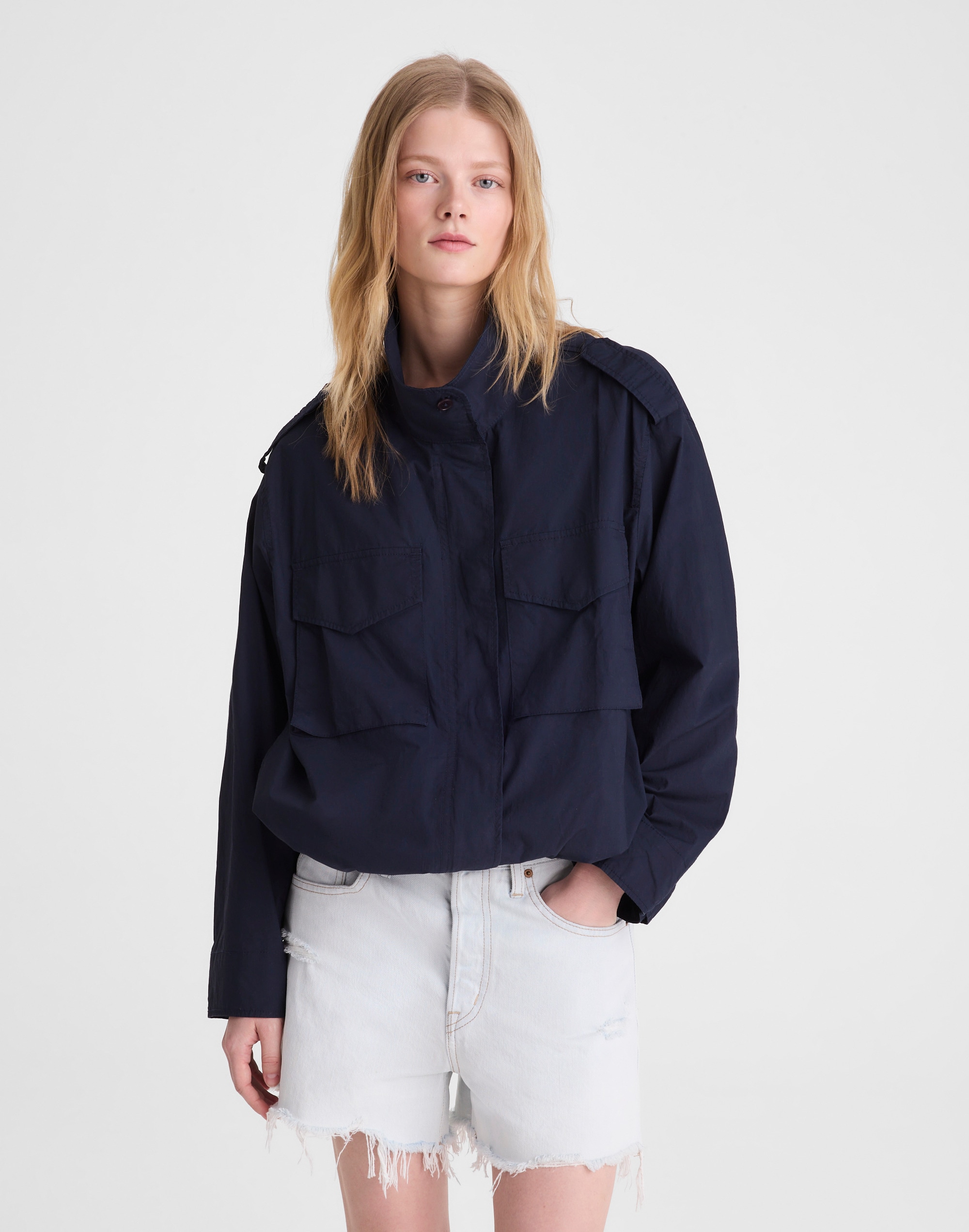 Madewell Field Jacket In Blue