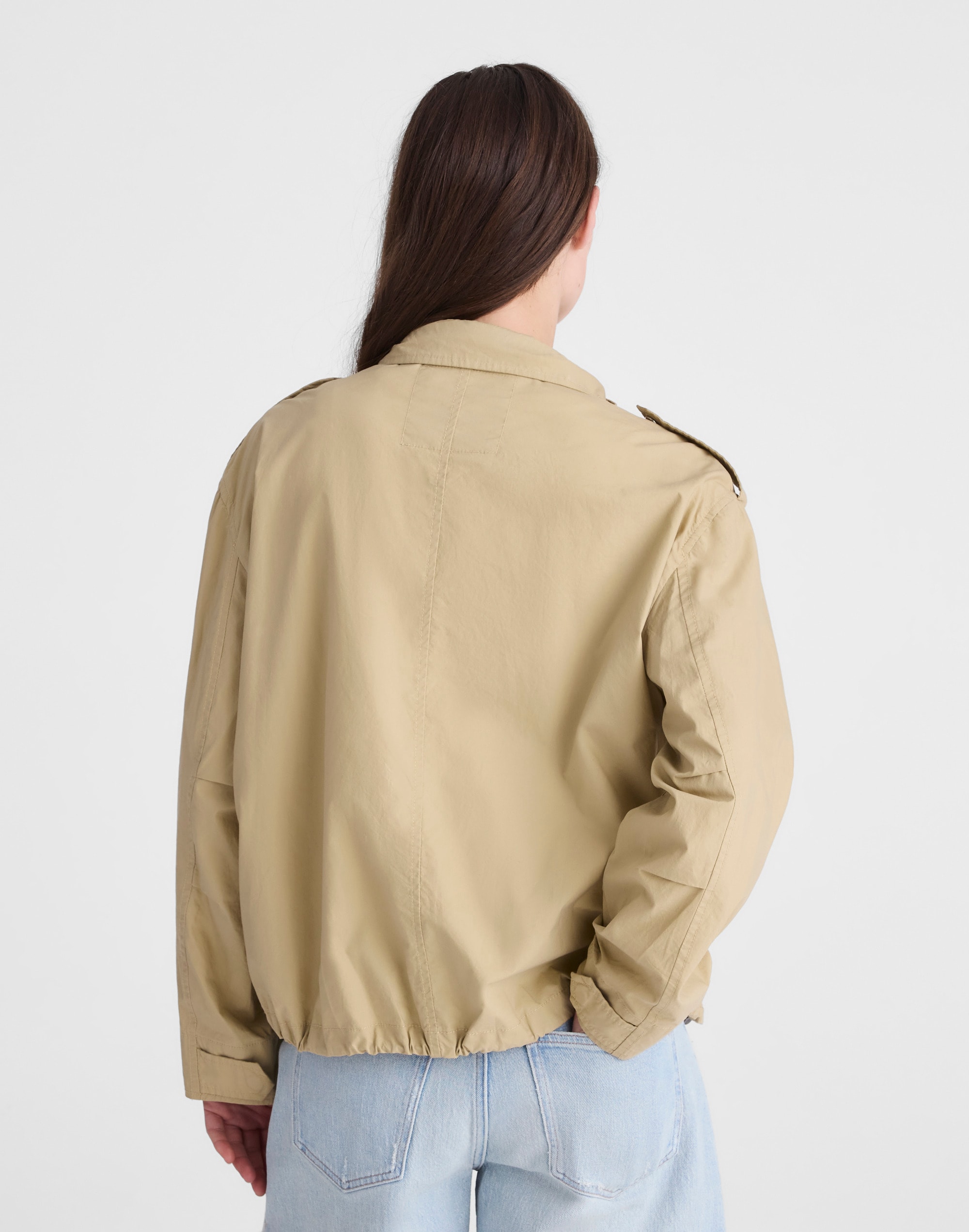 Field Jacket in Washed Poplin