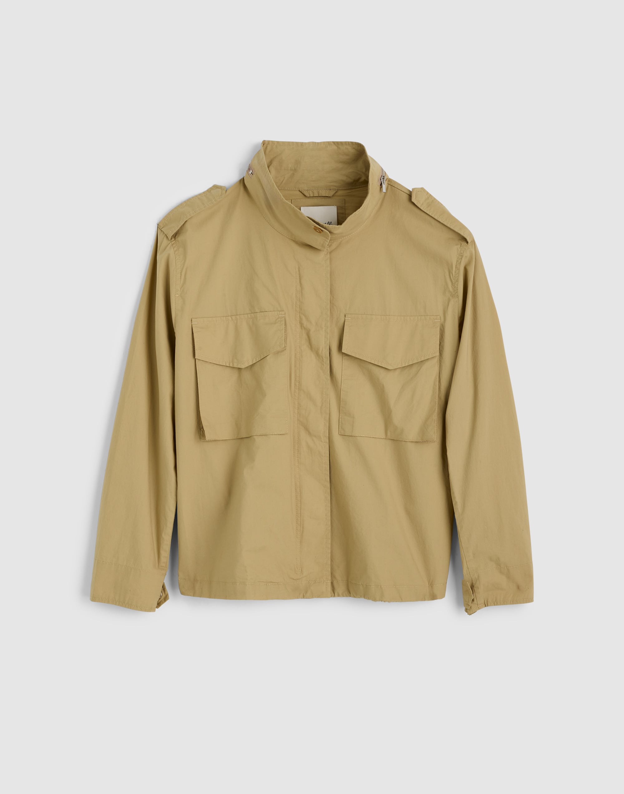 Field Jacket in Washed Poplin