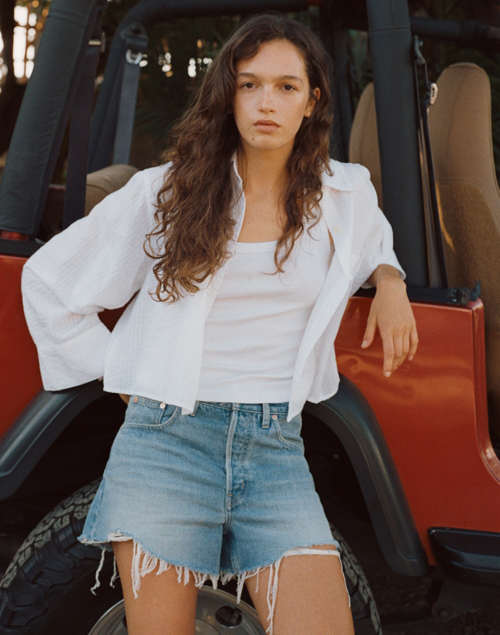 Straight-Hem Shirt