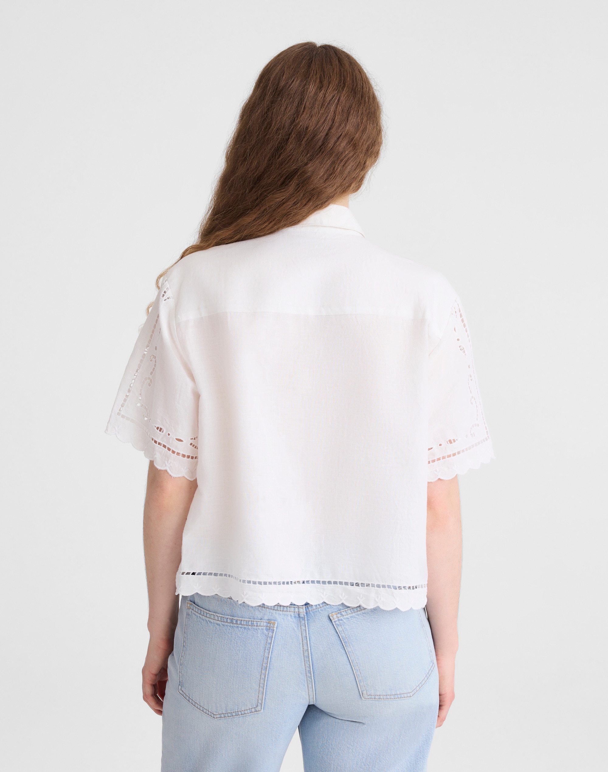 Eyelet Boxy Shirt