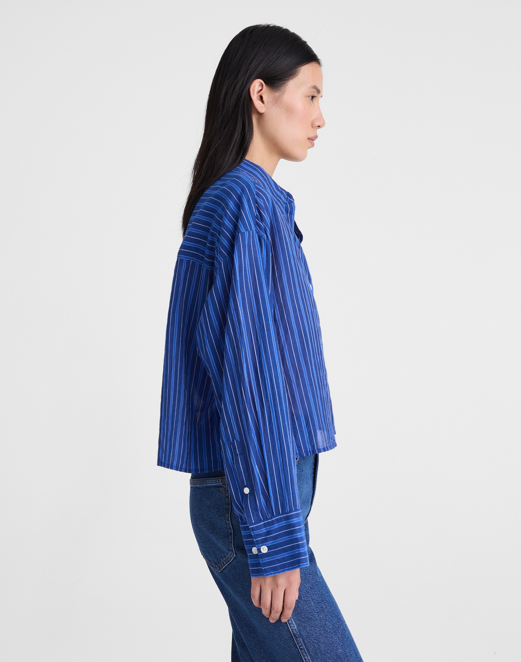 Straight-Hem Shirt