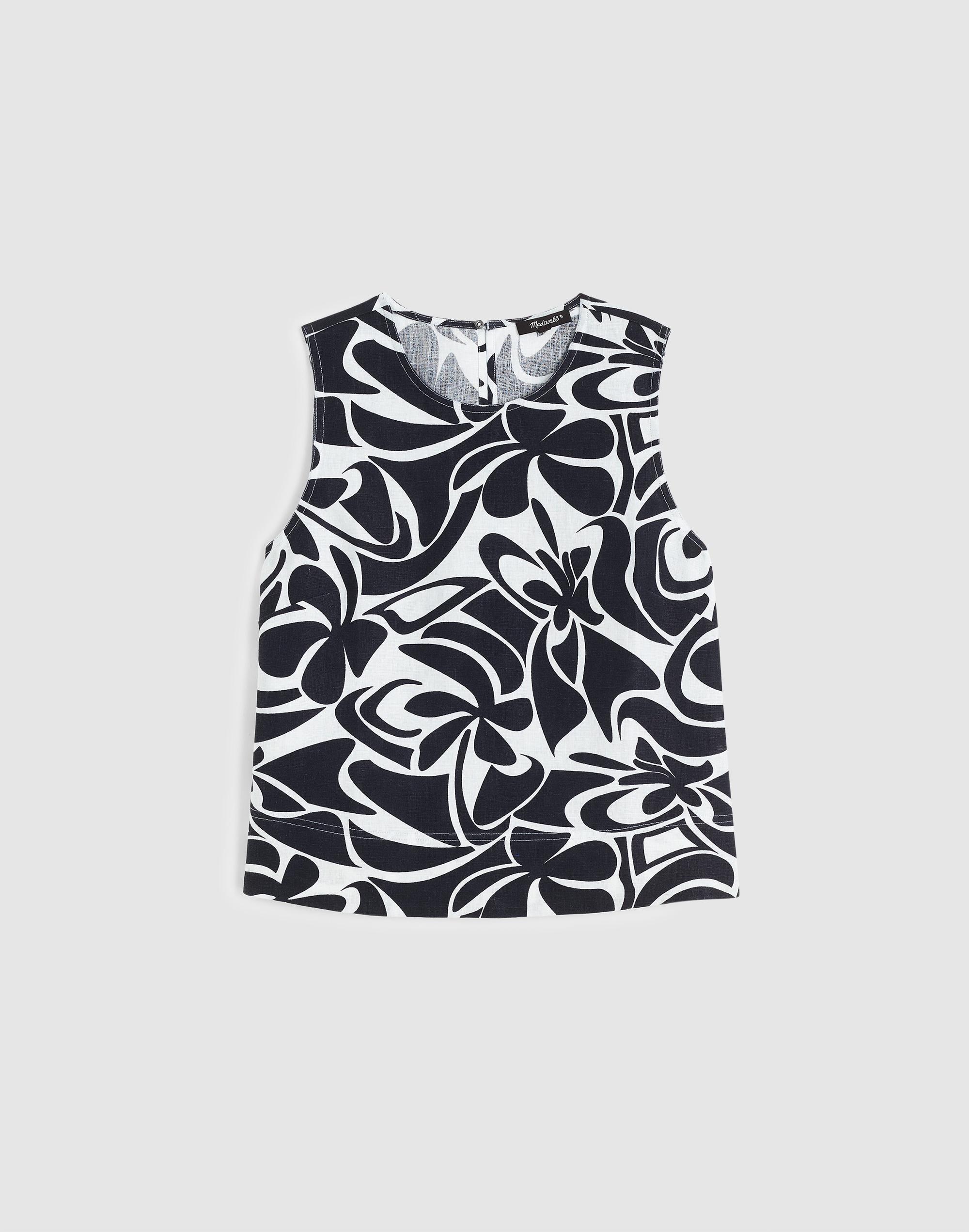 Shell Top in 100% Linen