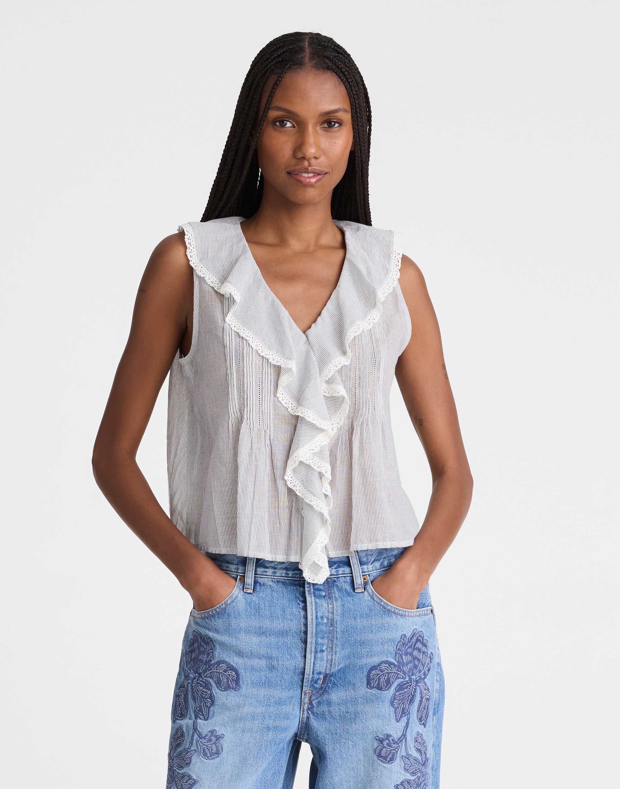 the blaire sleeveless top