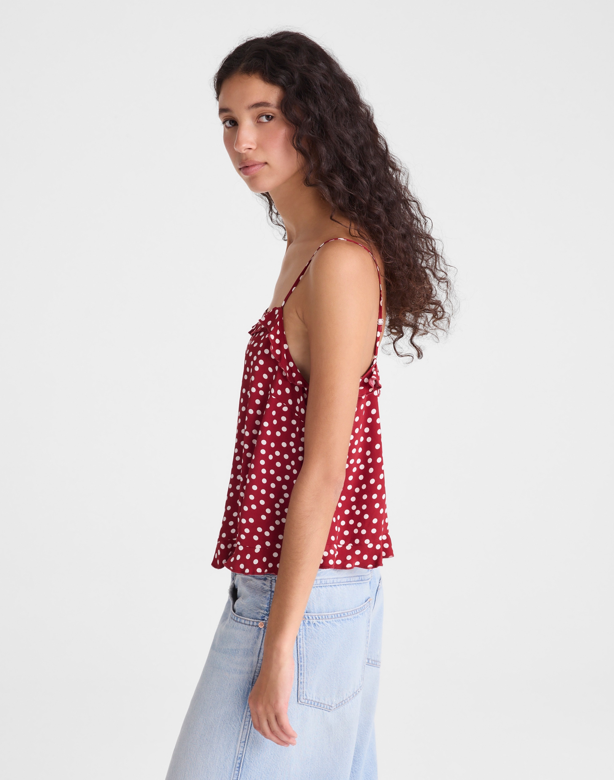 Ruffled Cami Top