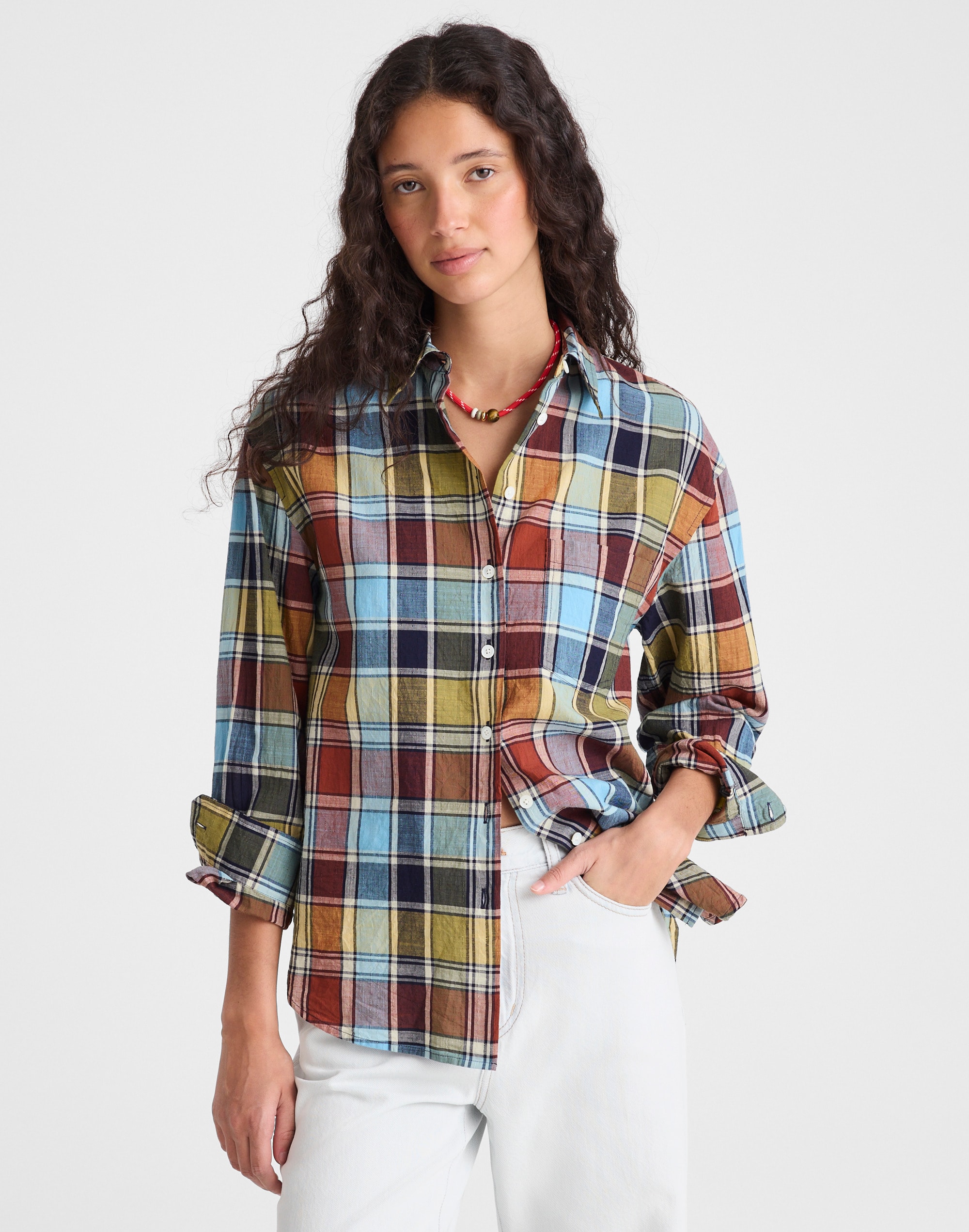 The Easy Shirt in Madras Plaid