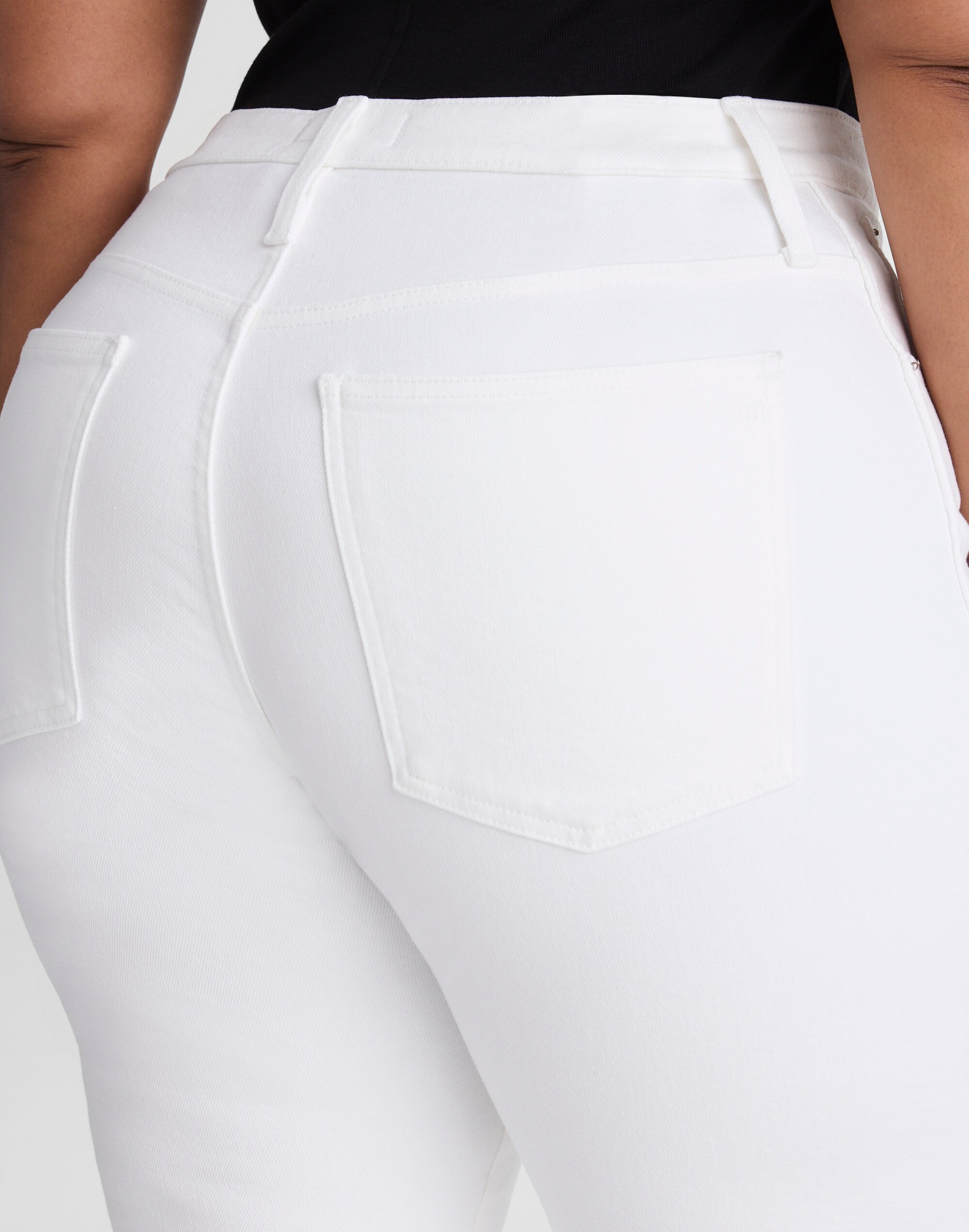 The Plus Pencil Jean in Super Stretch Denim