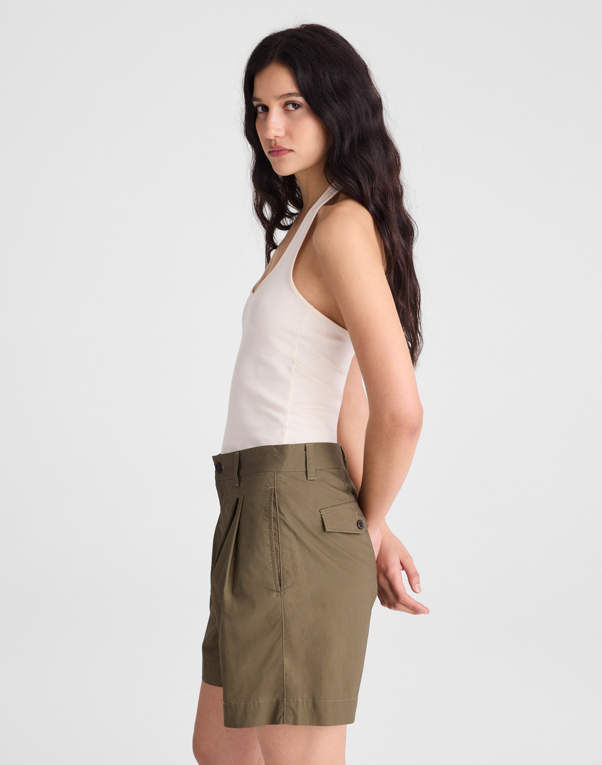 The Everyday Trouser Short in Poplin