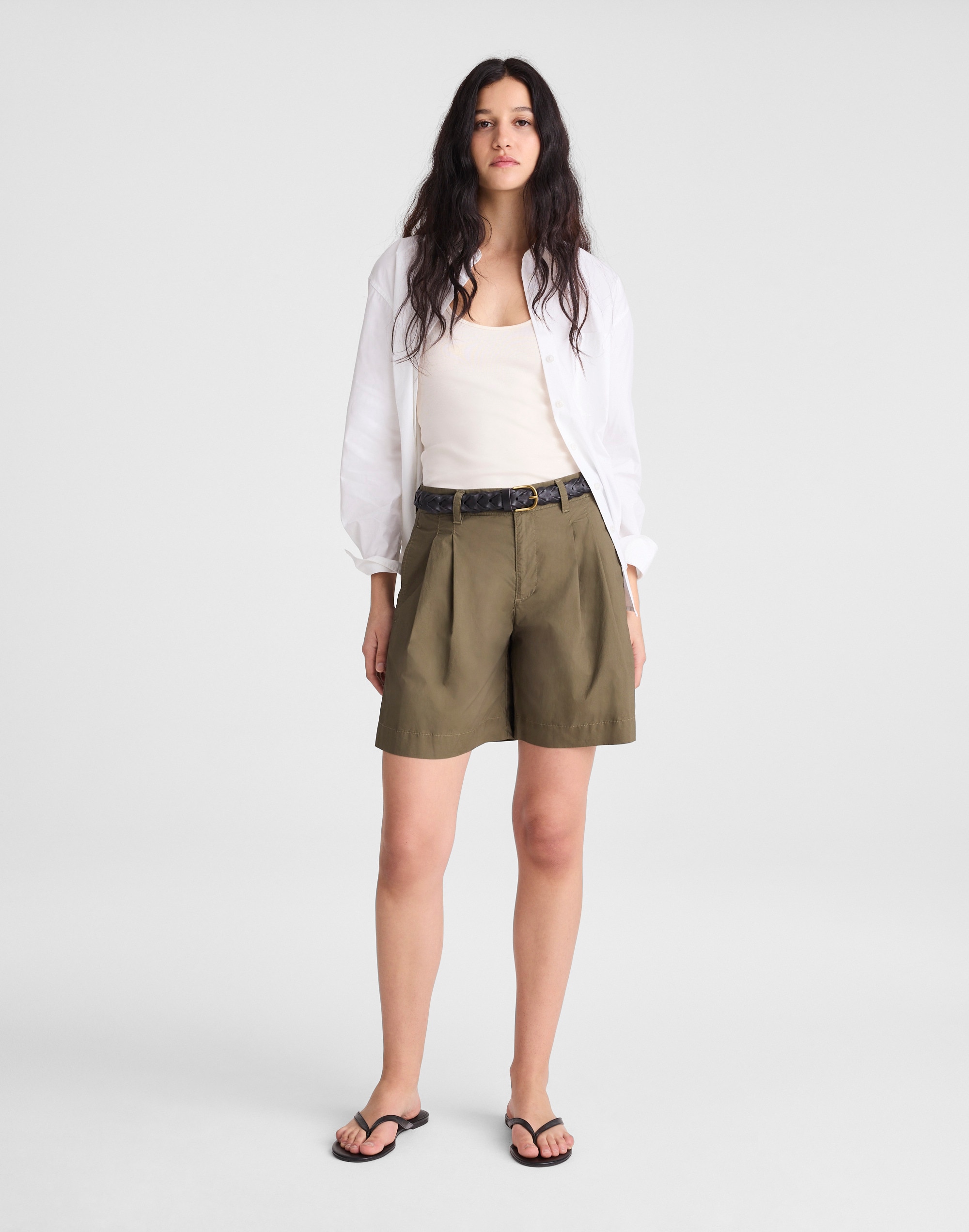 The Everyday Trouser Short in Poplin