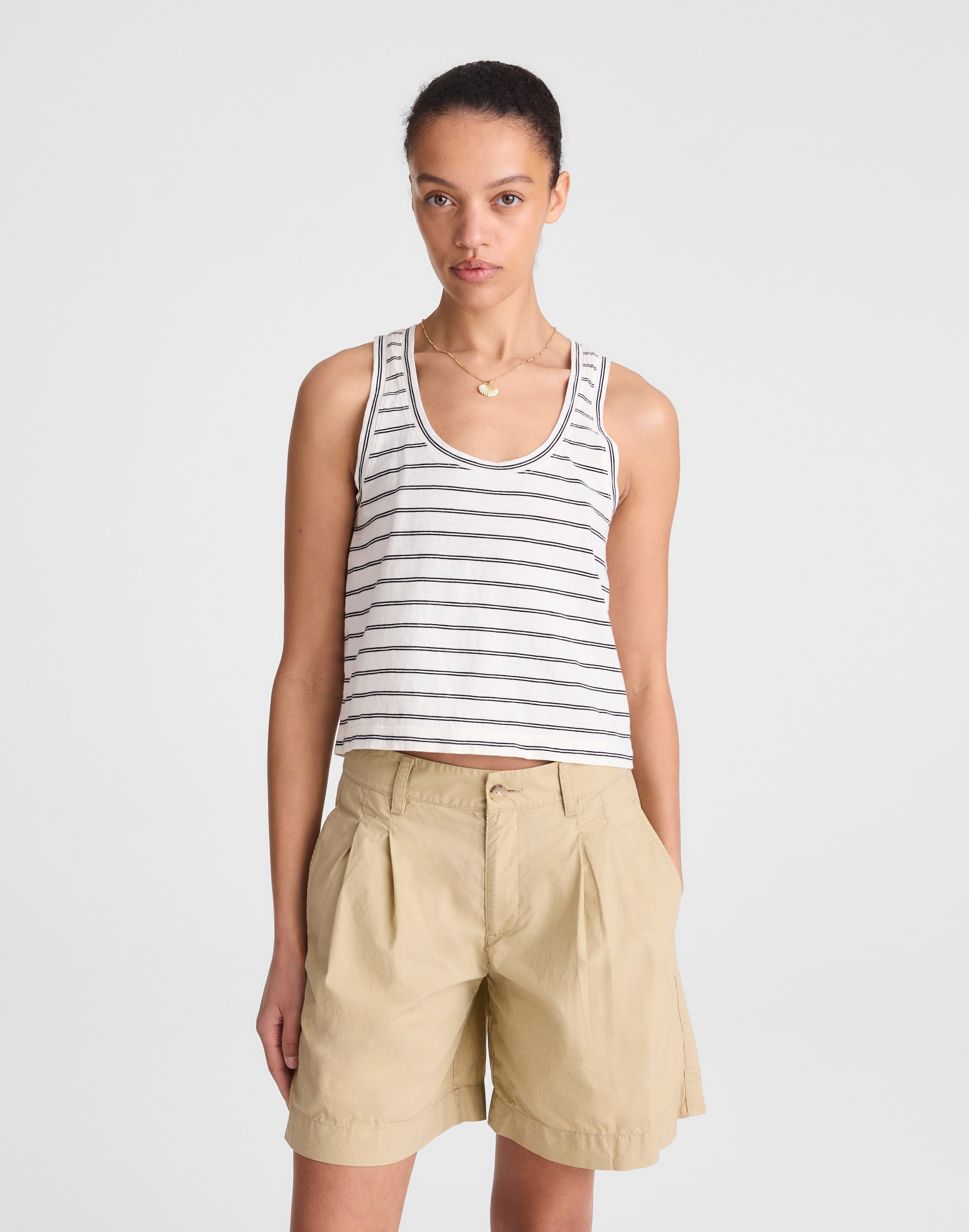 The Everyday Trouser Short in Poplin
