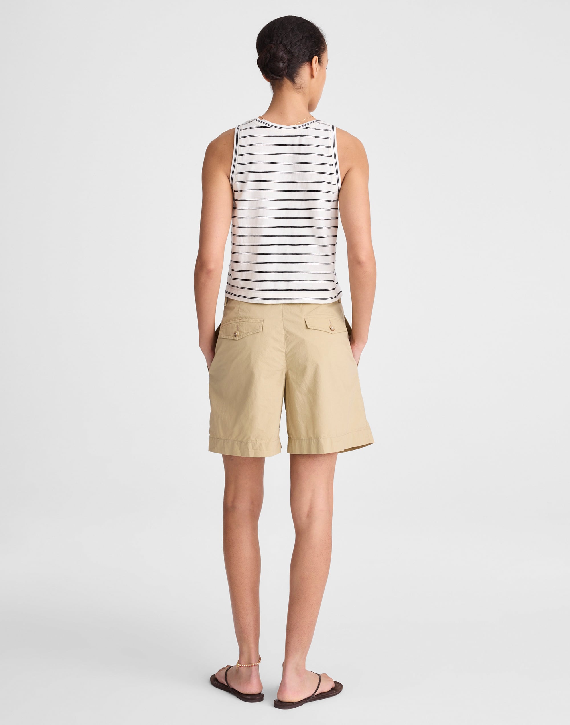 The Everyday Trouser Short in Poplin