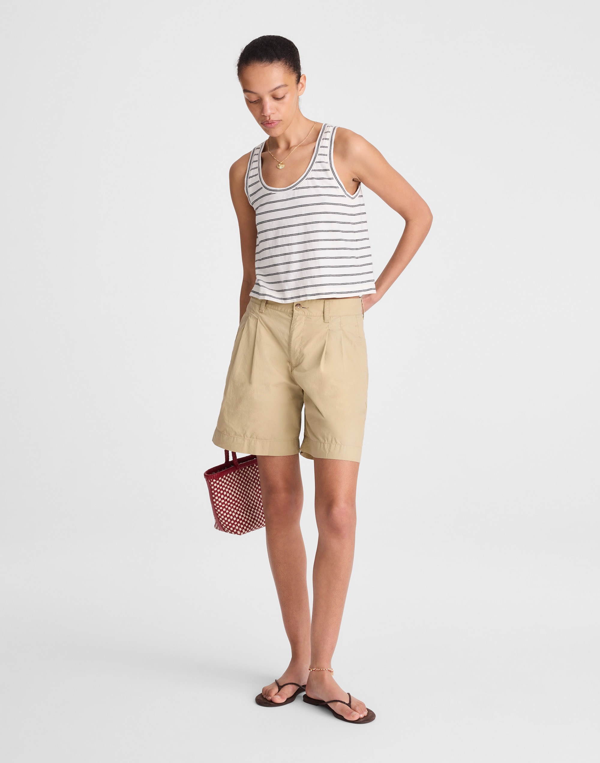 The Everyday Trouser Short in Poplin