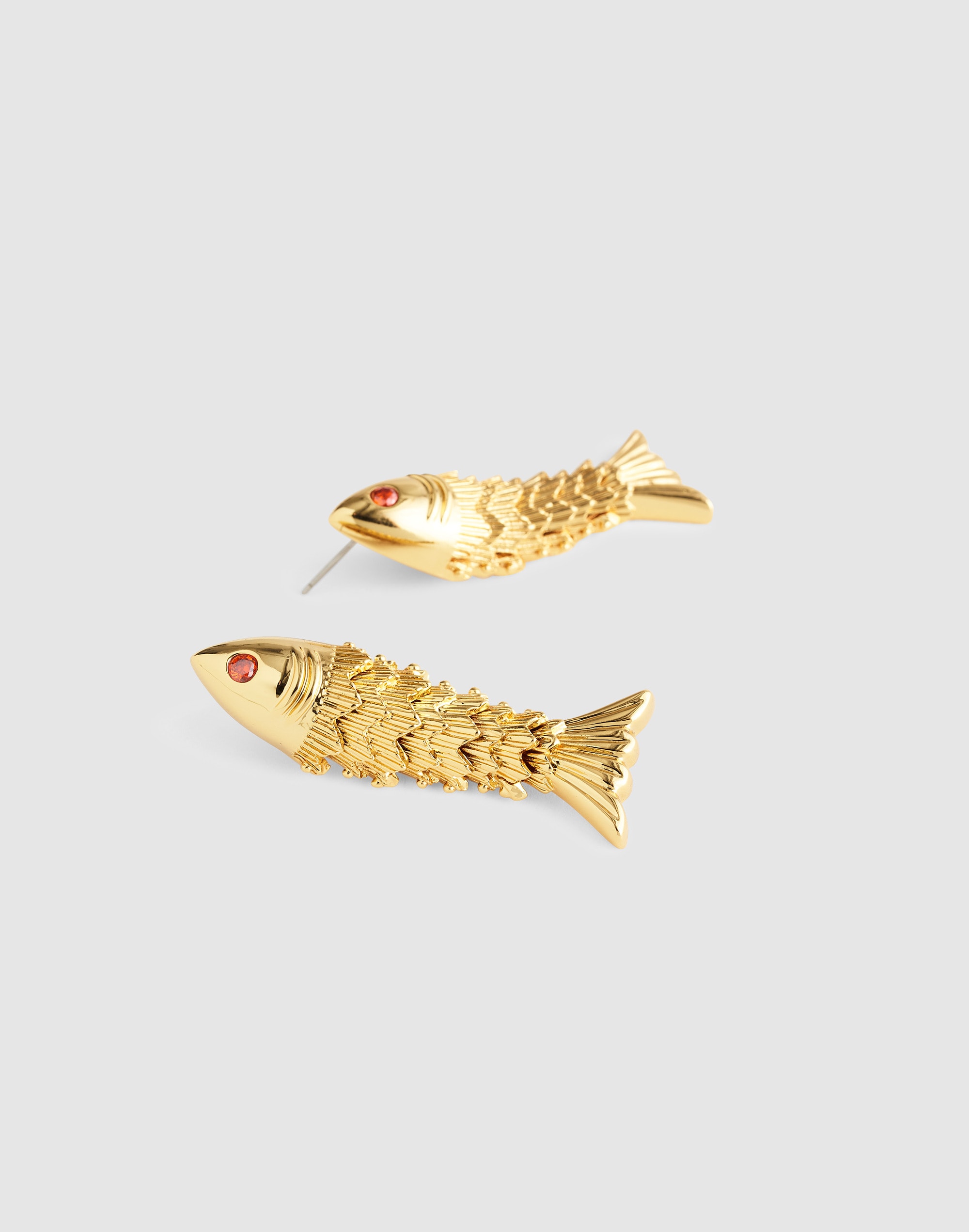 Madewell x Shopbop Fish Statement Stud Earrings