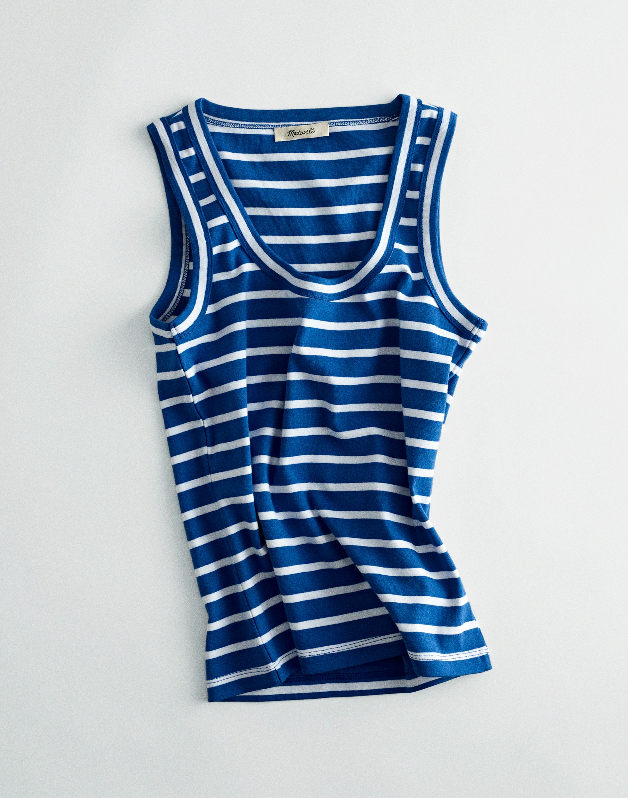 The '90s Scoopneck Tank in Compact Cotton