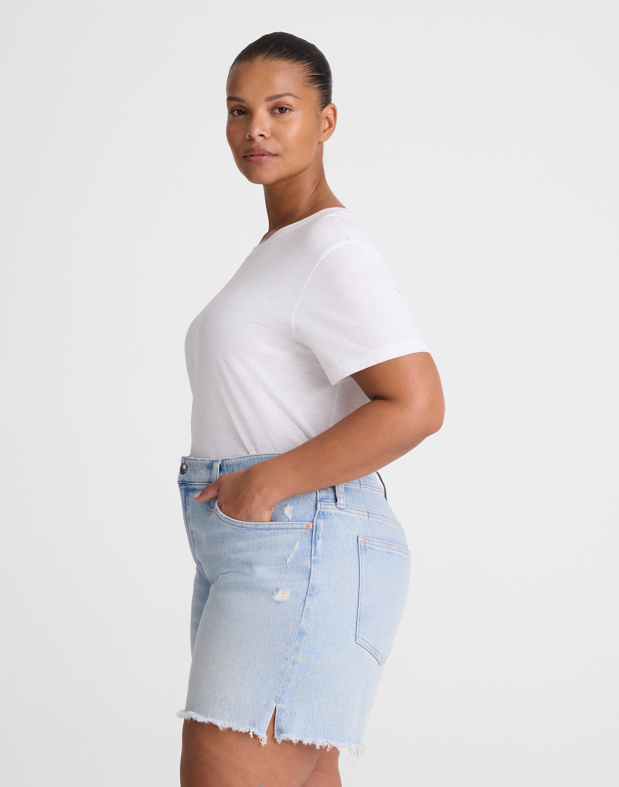 The Plus Perfect Vintage Mid-Length Short
