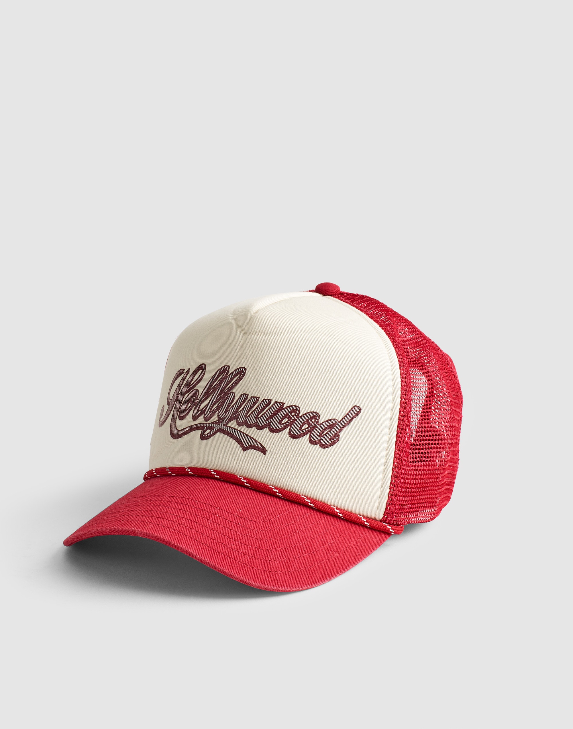 Madewell Graphic Trucker Hat In Red