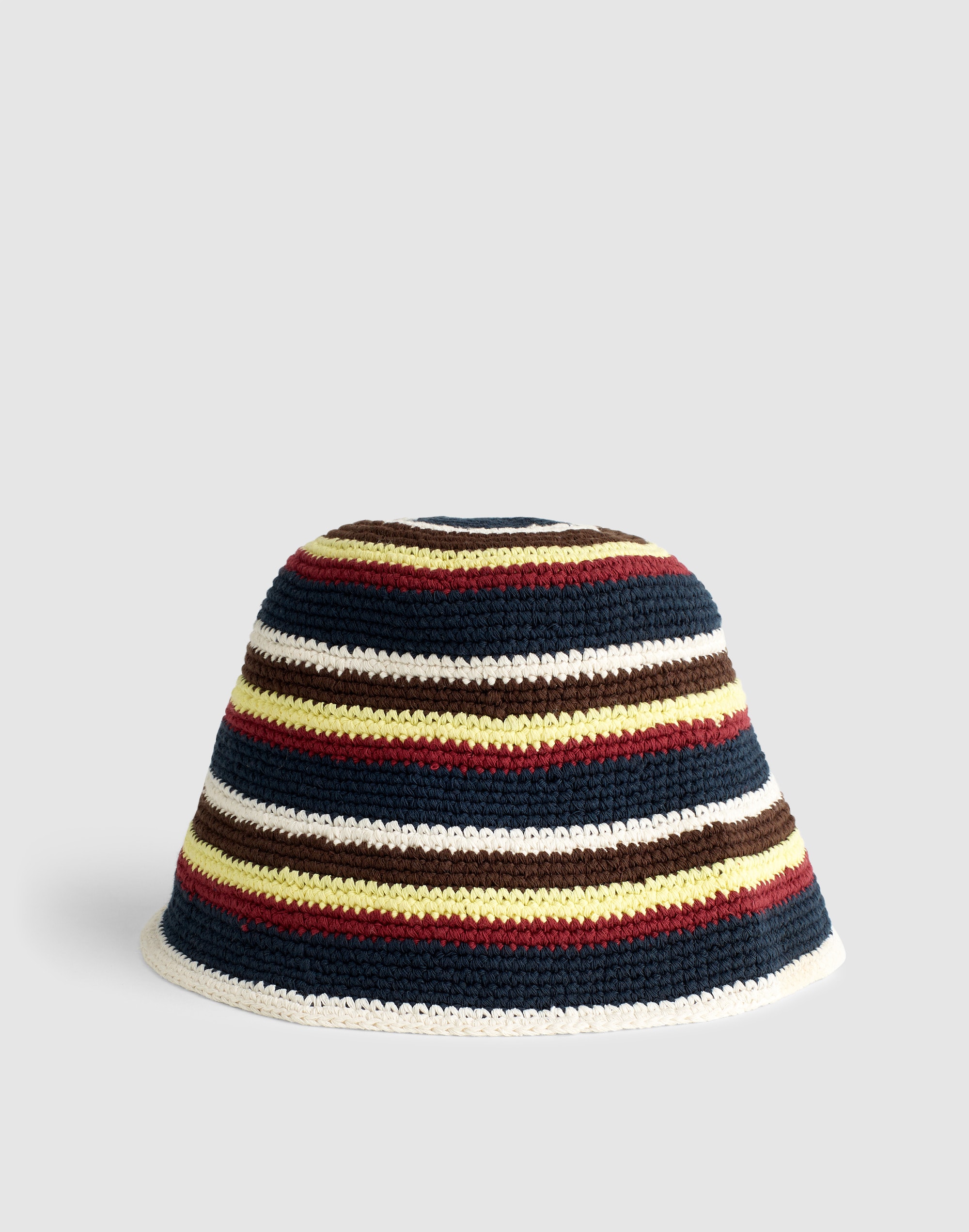 Crochet-Knit Bucket Hat