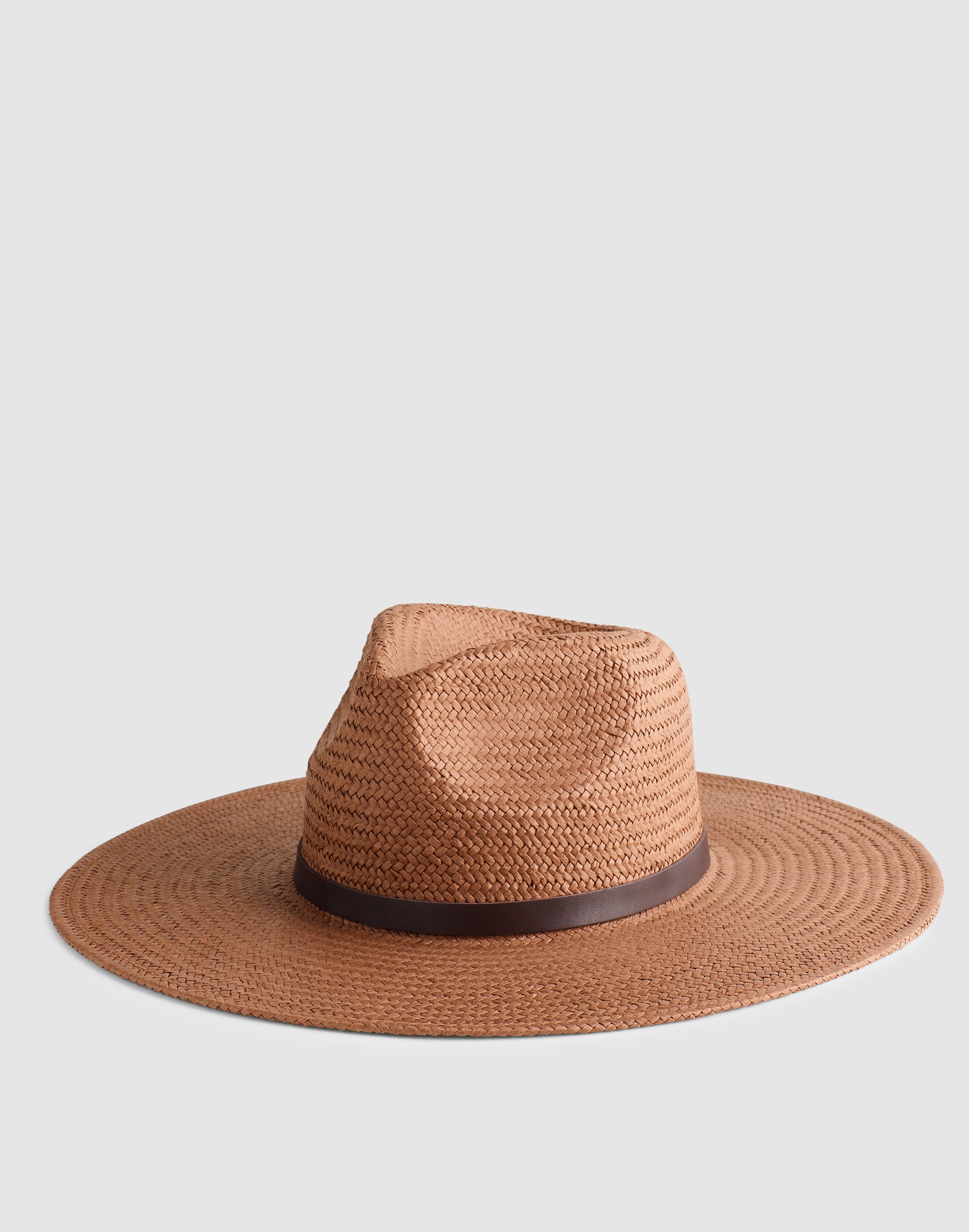 Madewell Handwoven Straw Hat In Brown