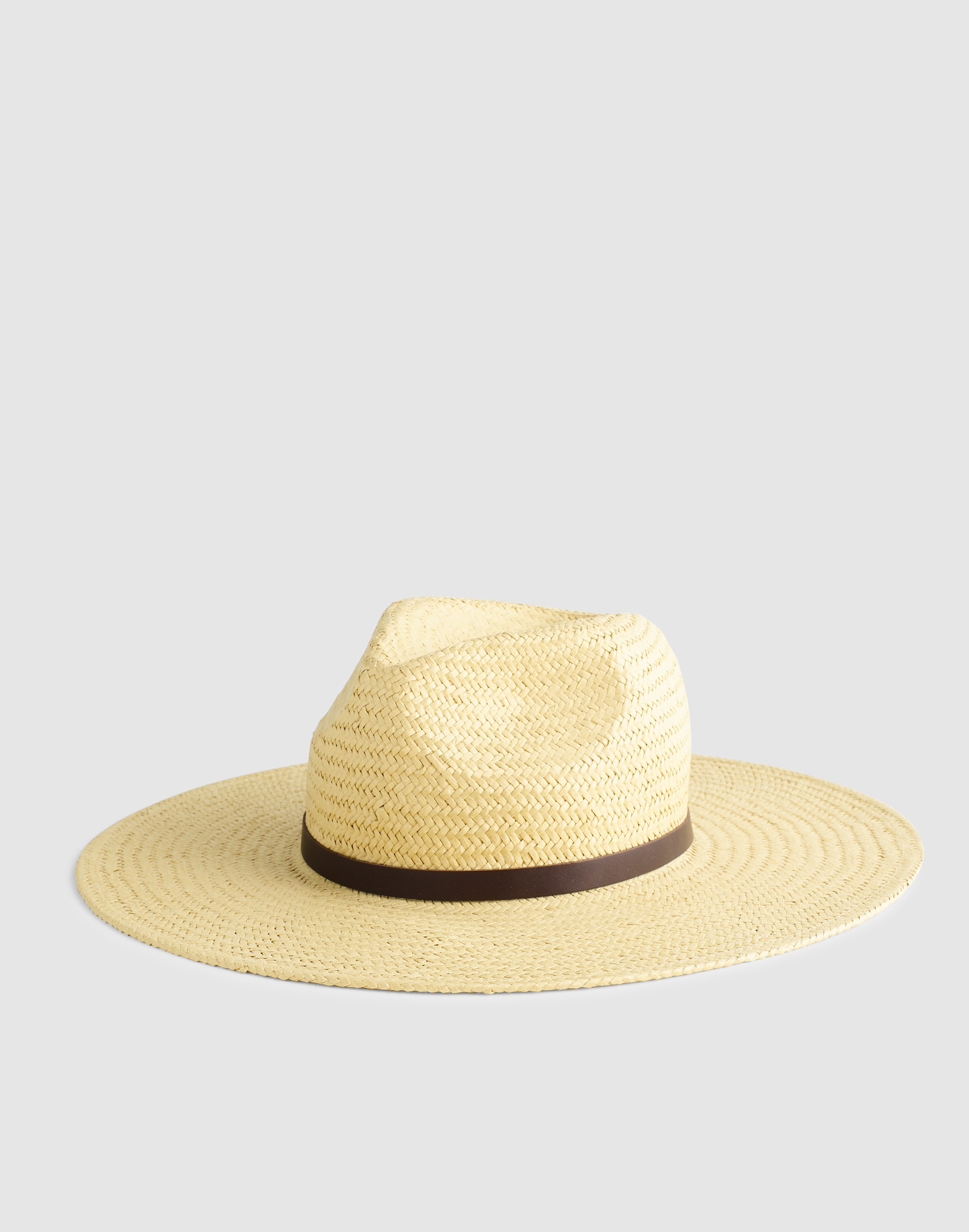 Madewell Handwoven Straw Hat In Yellow