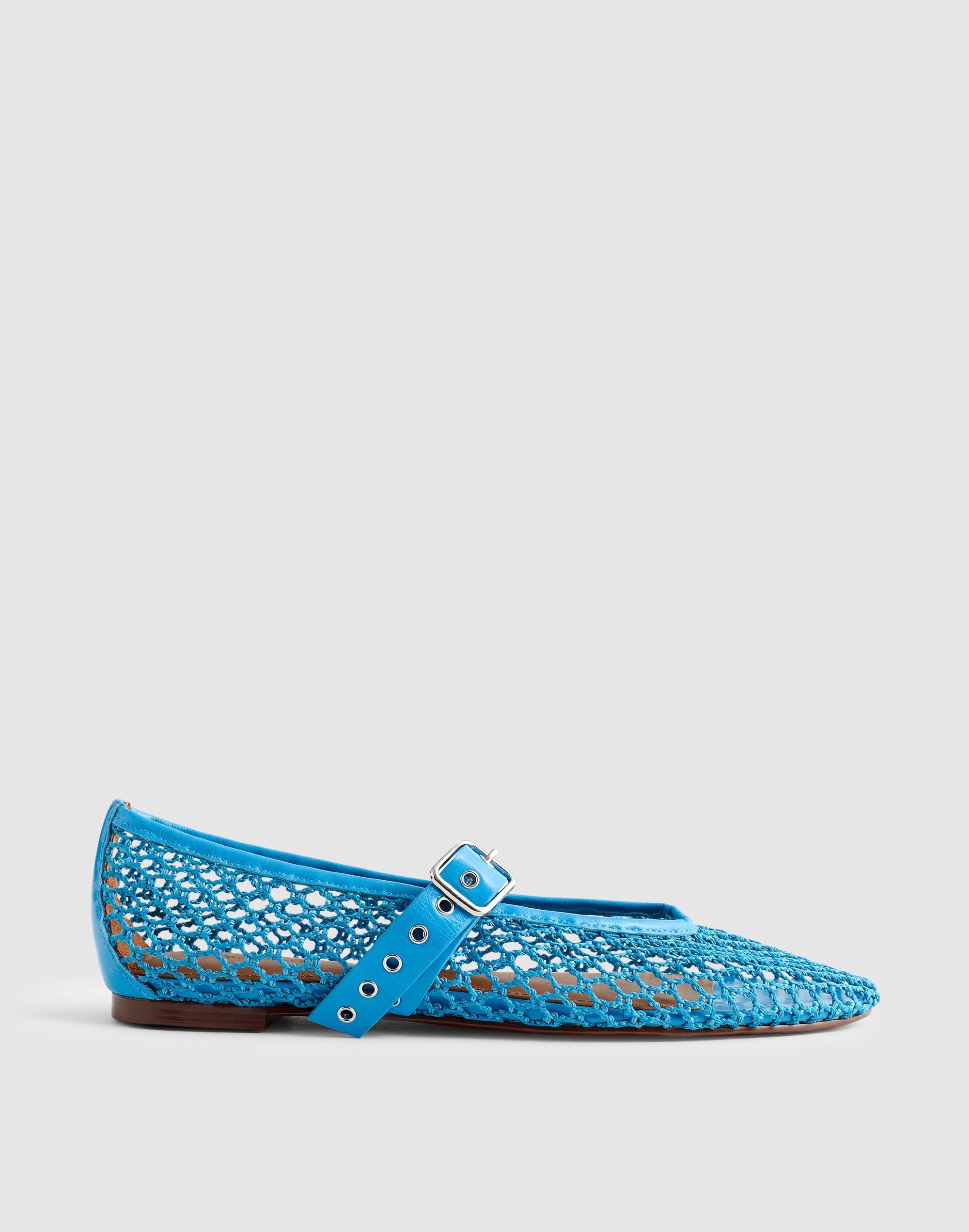 Madewell The Remy Mary Jane Flat In Blue