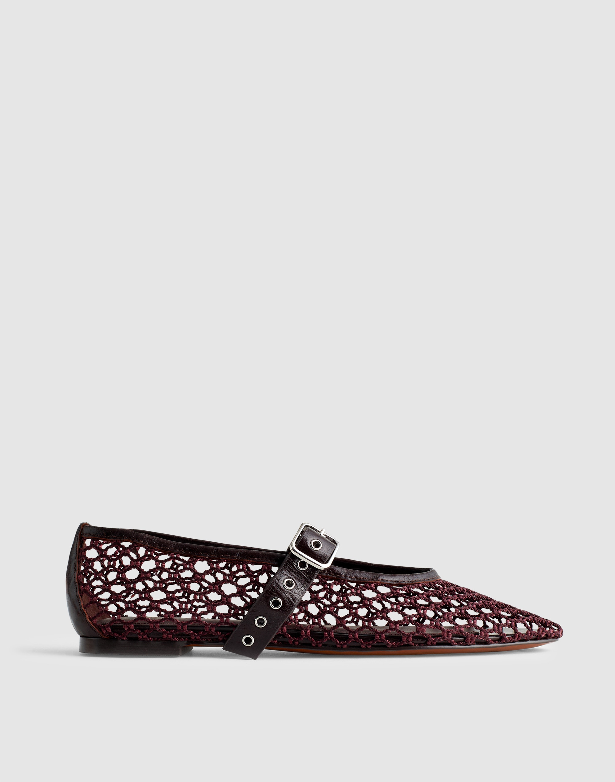 Madewell The Remy Mary Jane Flat In Brown