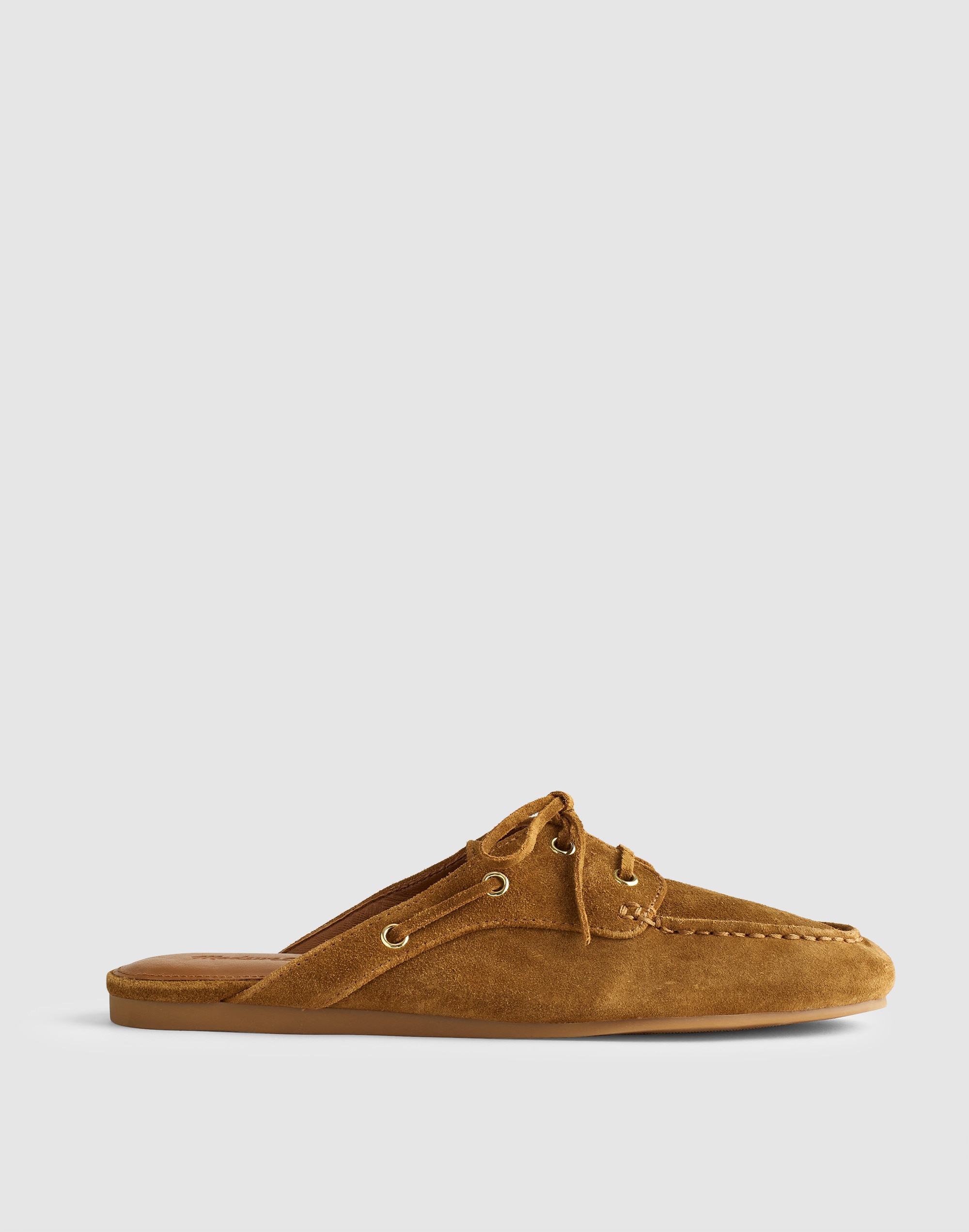 The Jamie Boat Mule in Suede