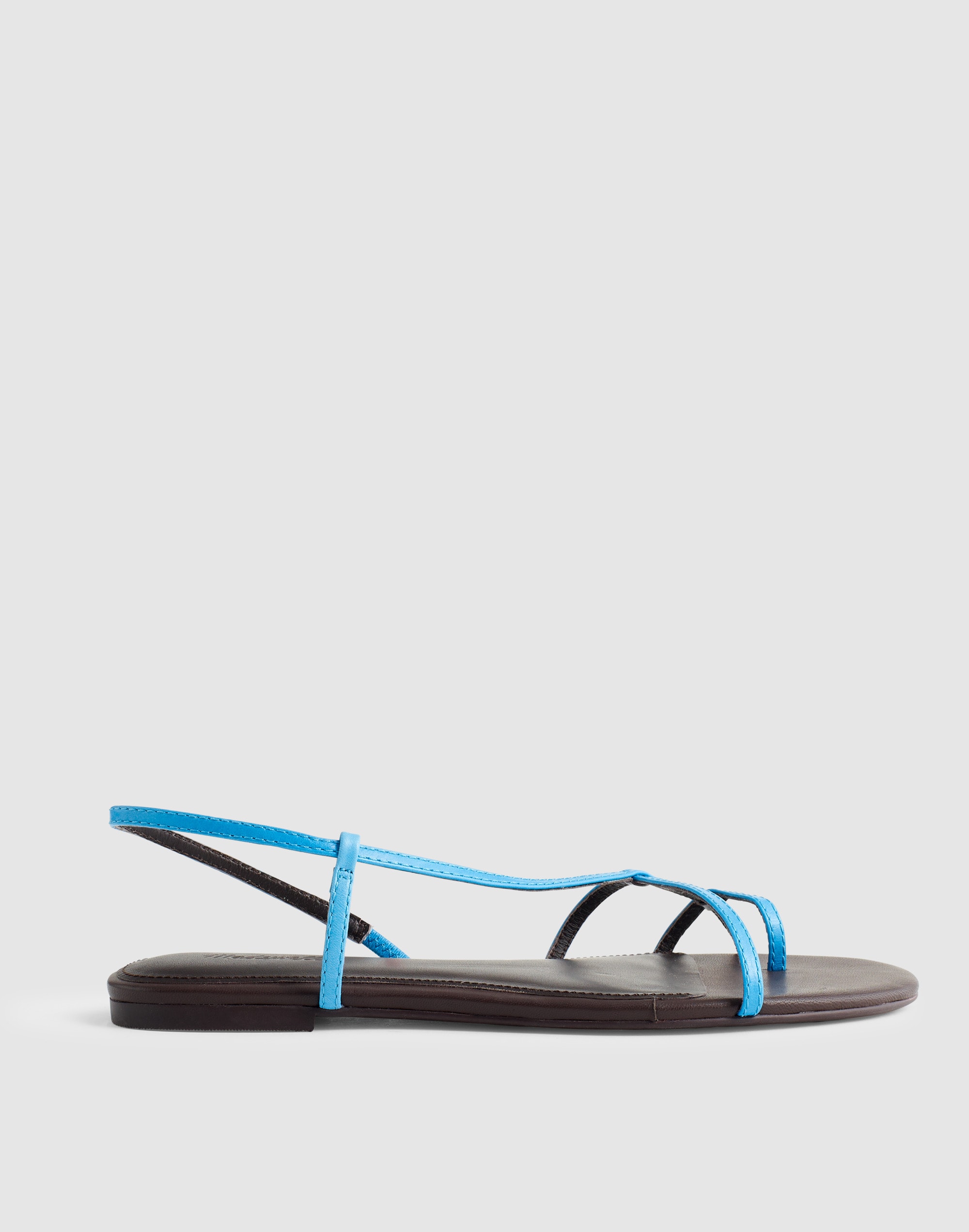the iggy strappy sandal in crinkled leather