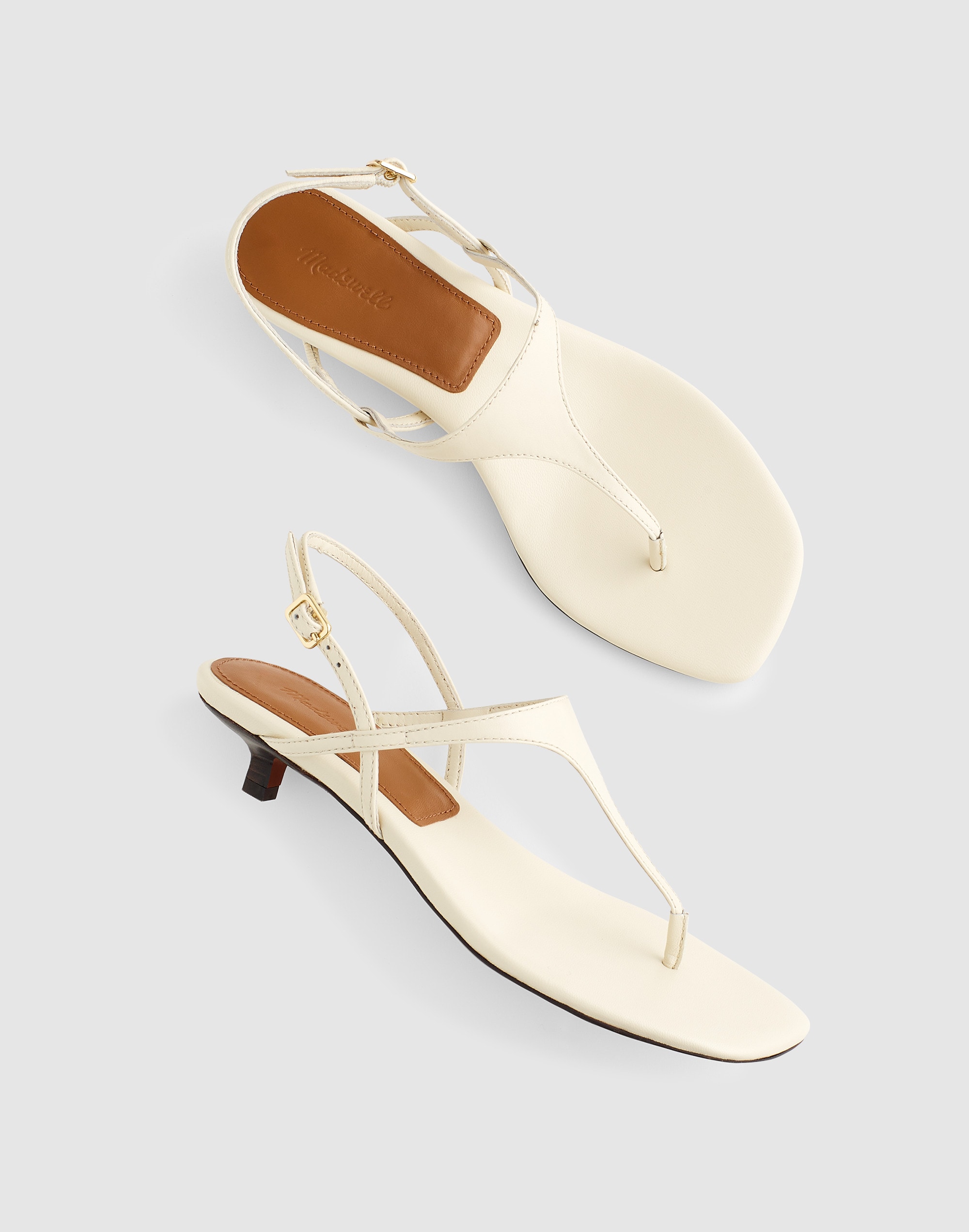 The Chiara Kitten Heel Slingback Sandal