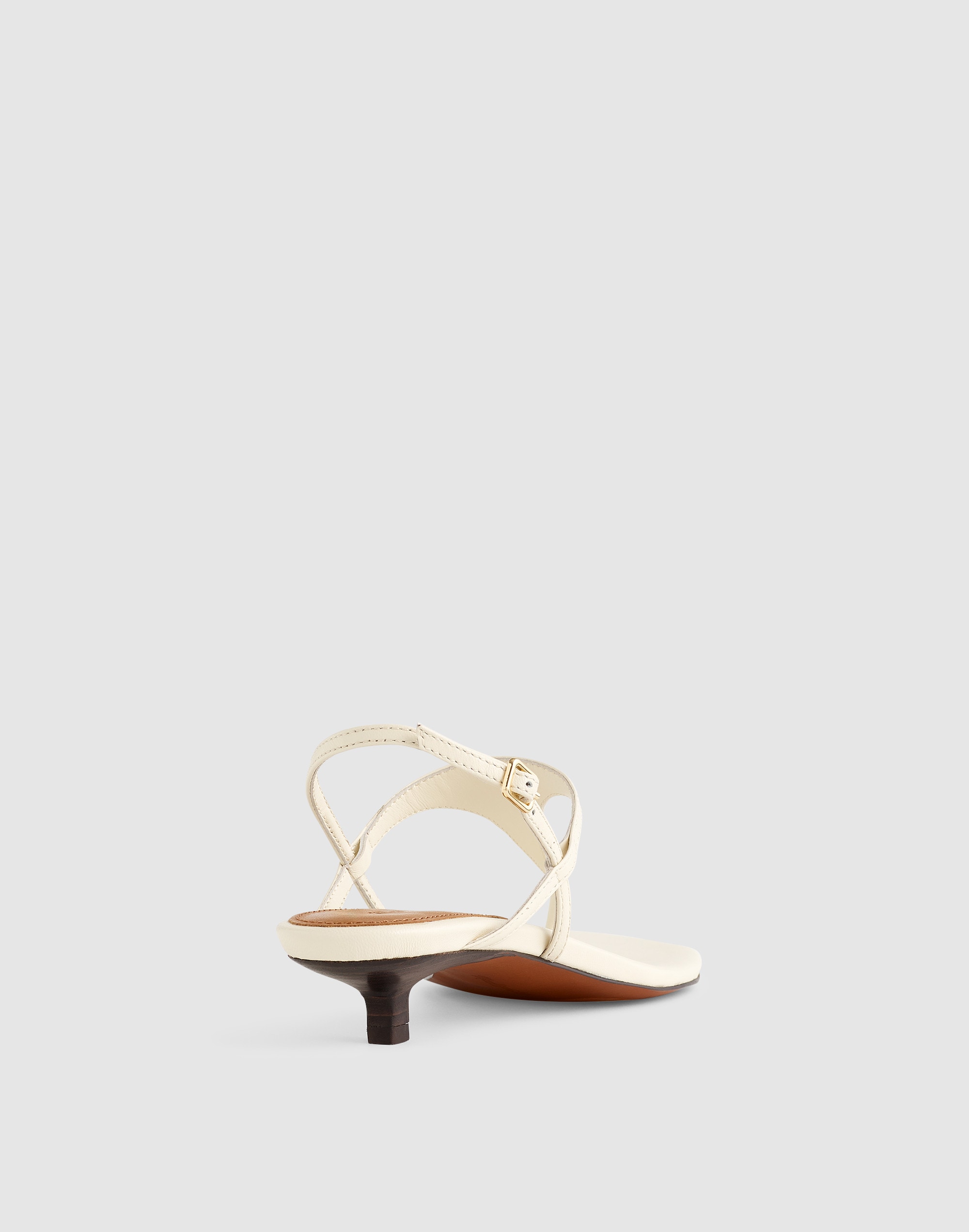 The Chiara Kitten Heel Slingback Sandal