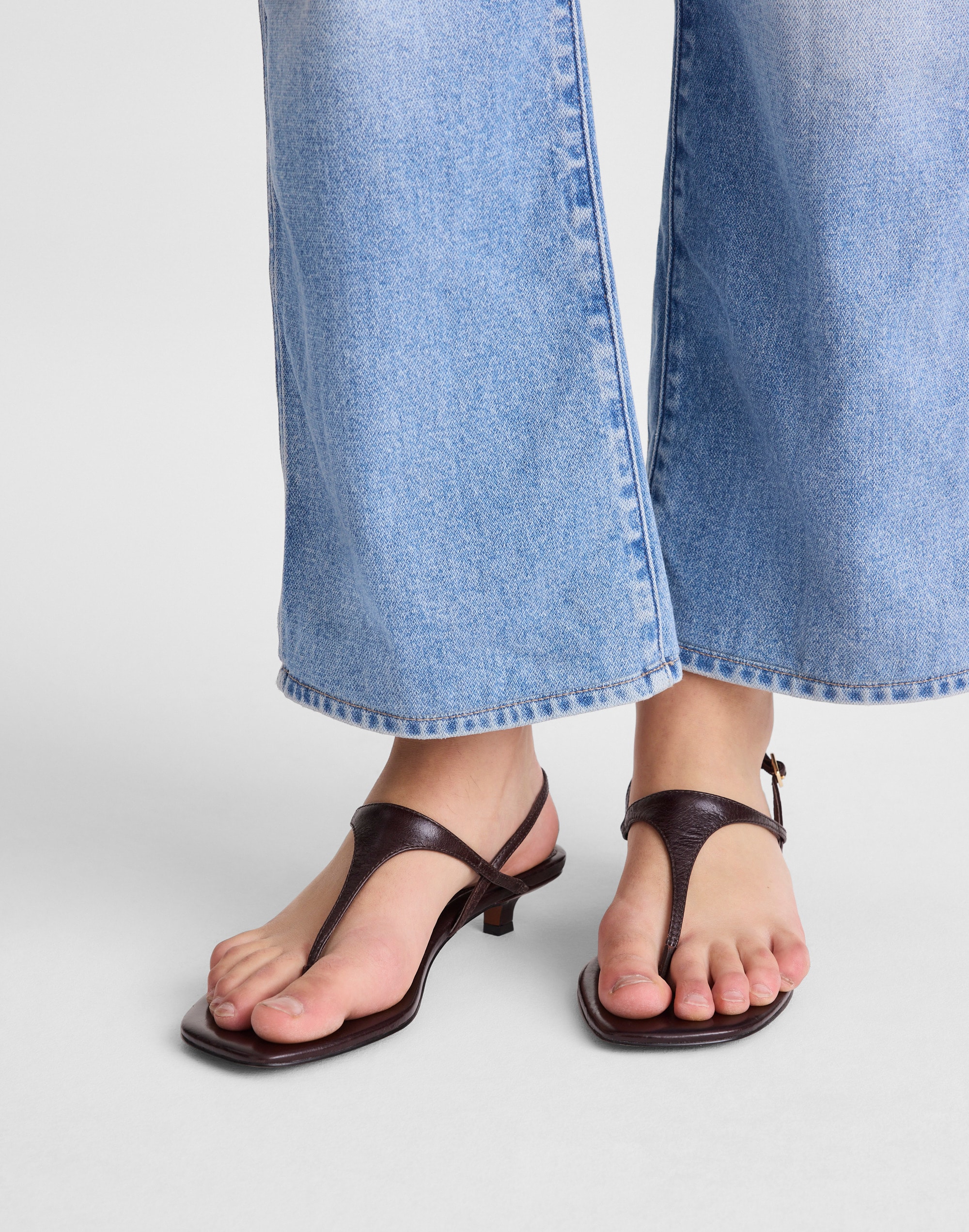 The Chiara Kitten Heel Slingback Sandal