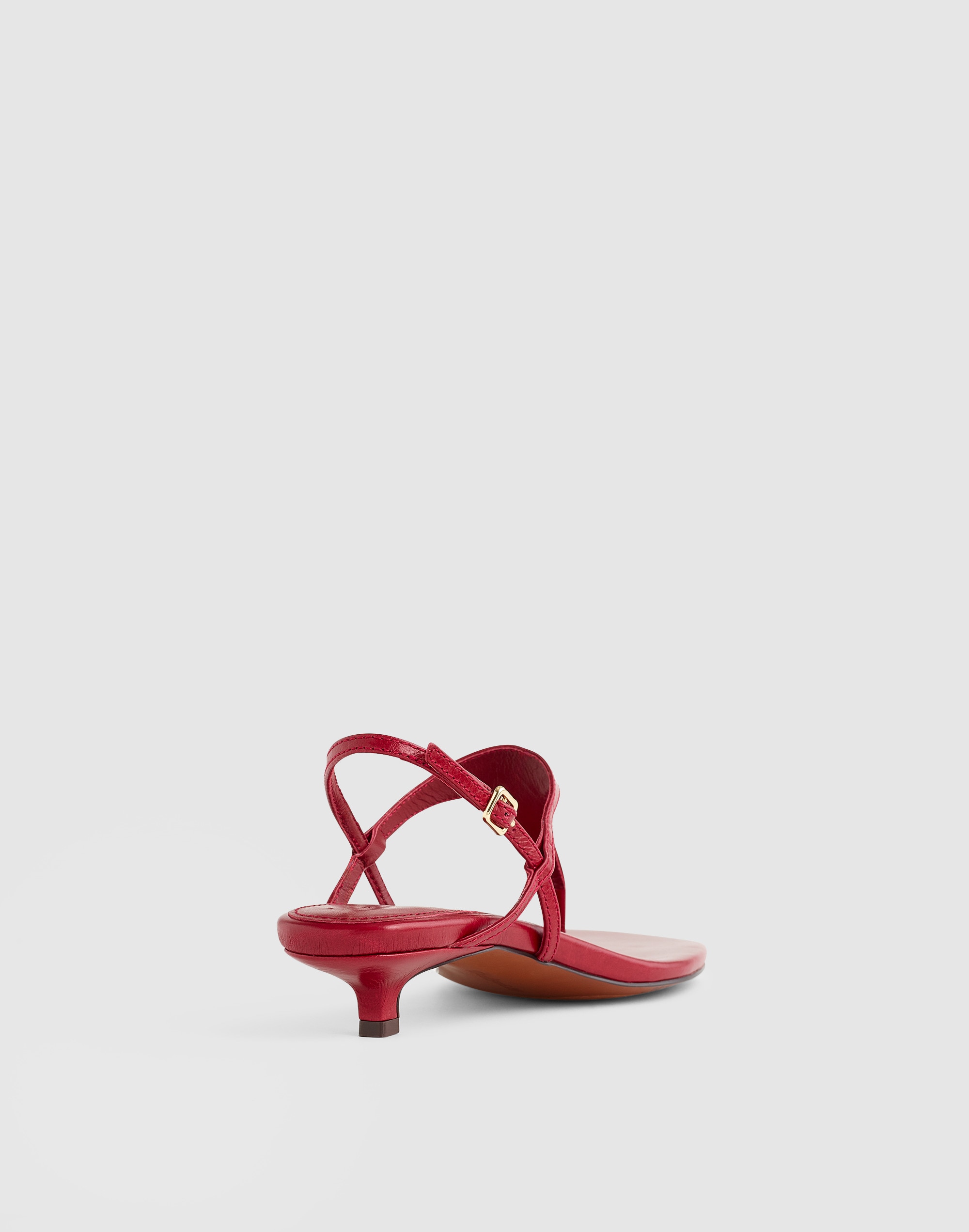 The Chiara Kitten Heel Slingback Sandal